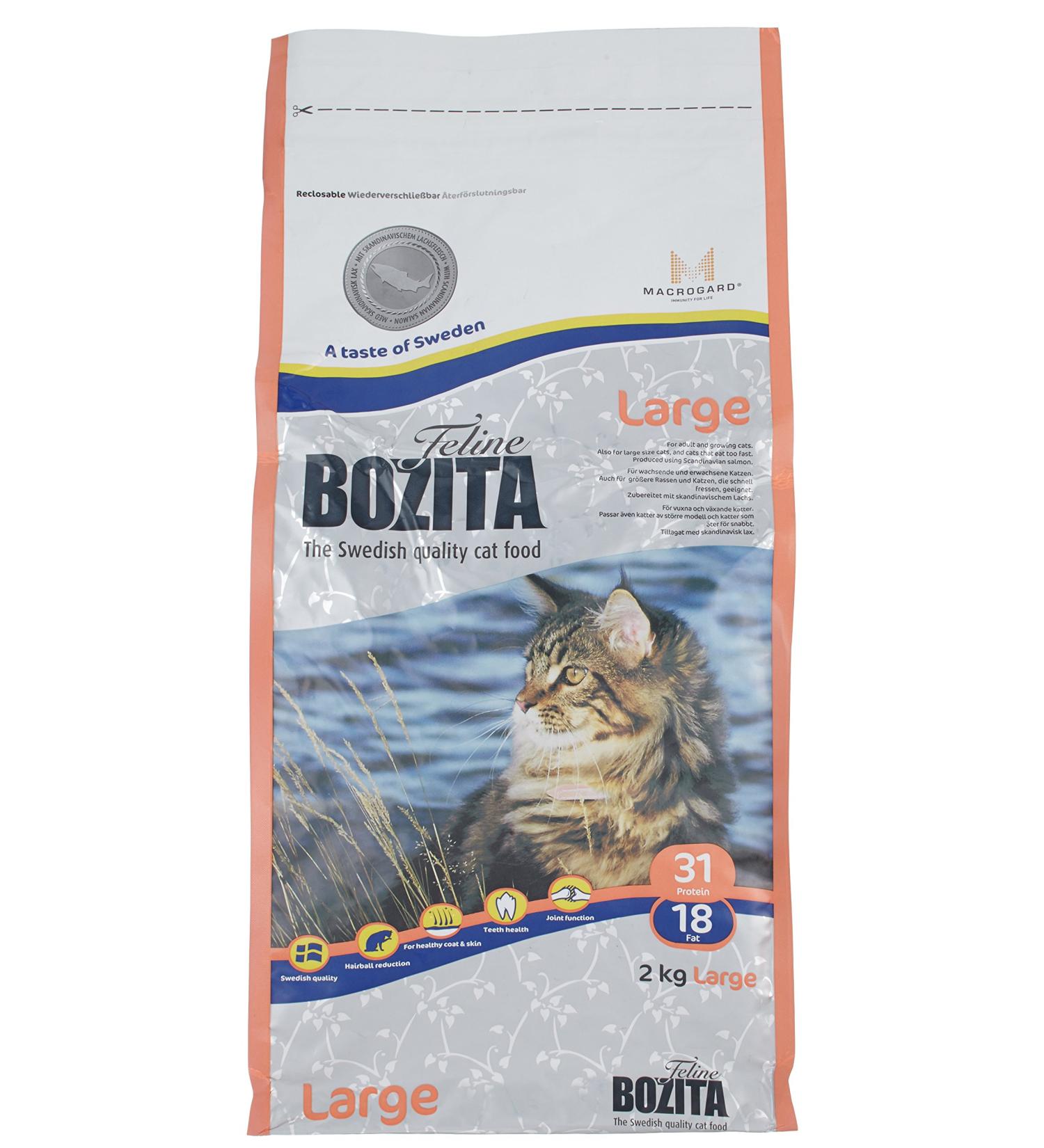 Bozita Feline Large 2 kg - Premium Cat Food | International Shipping Available - Buy Online on GoSupps.com