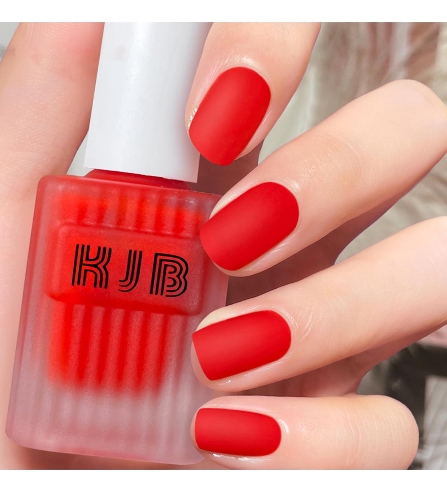  MrCuvaryas Nail Polish Quick Dry Non Toxic Water Based No UV Lamp Top Quality Red Nail Polish No UV Nail Polish for Home Manicure - Buy Online on GoSupps.com