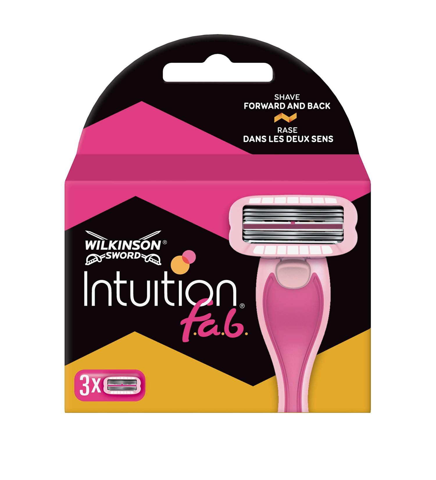Wilkinson Sword Intuition FAB Women's Razor Blade Refills - Pack of 3 Blades - Buy Online on GoSupps.com