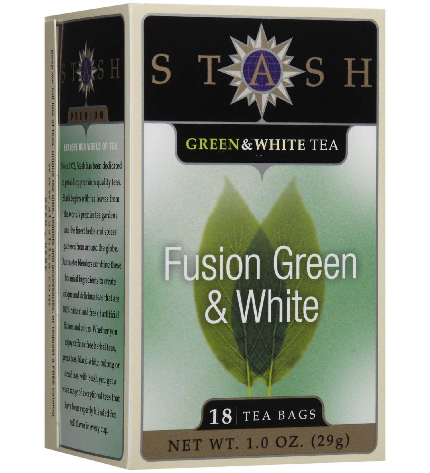 Stash Tea Company Fusion Green & White Tea 18 Tea Bags 1.0 oz (29 g)