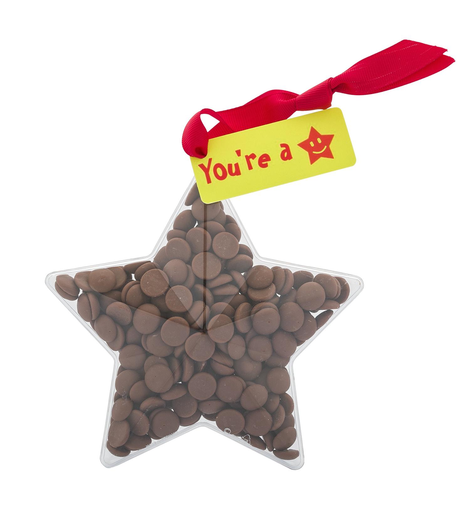 ButtonChocs You're A Star Chocolate Star. Belgian Milk Chocolate Gift. Thank You Gift Well Done Gift Exam Gift Teacher Gift. - Buy Online on GoSupps.com