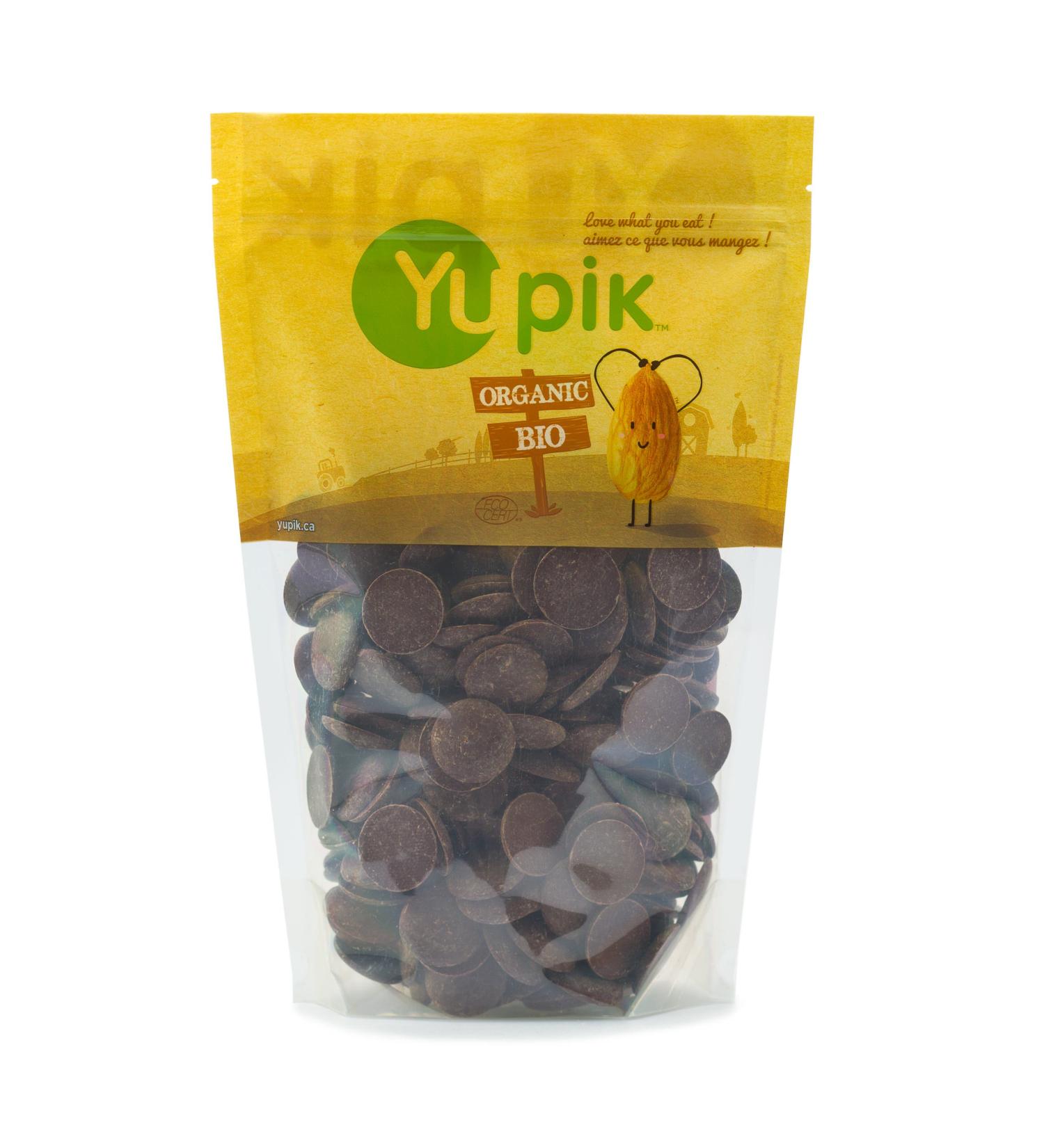 Yupik Organic 70-percent Dark Chocolate (wafers) 1kg 6 Count 6 kg - Buy Online on GoSupps.com