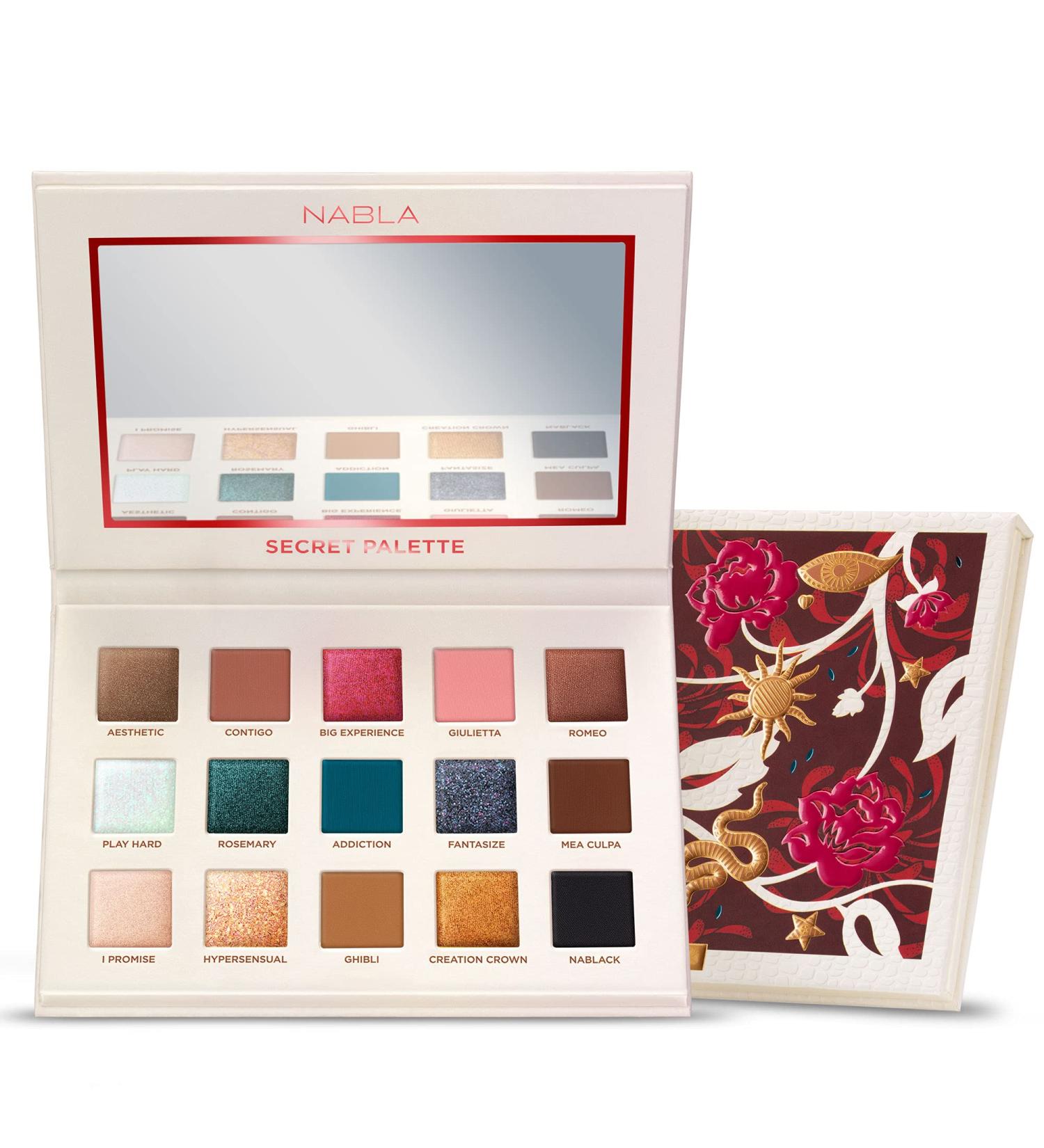 Nabla Secret Palette - Vibrant Eyeshadow Collection for Stunning Looks | Shop Internationally - Buy Online on GoSupps.com
