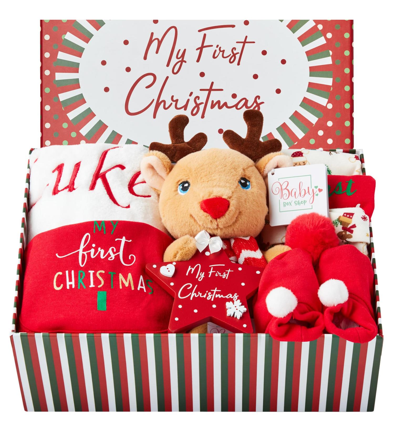 Personalized Unisex Baby Christmas Gifts | Baby's First Christmas & Shower Gifts | New Baby Hampers & Customized Presents - Buy Online on GoSupps.com