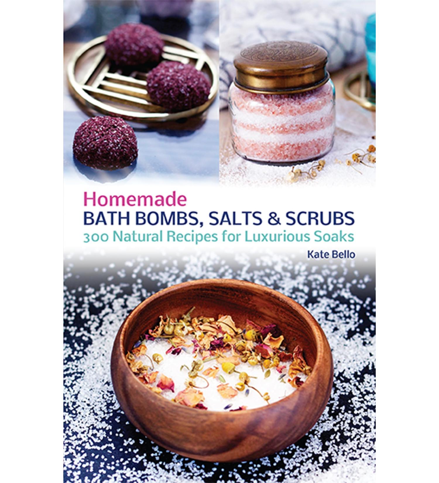 Eco-Friendly Homemade Bath Bombs Salts & Scrubs: 300 Natural Recipes for Luxurious Self-Care Soaks - Buy Online on GoSupps.com