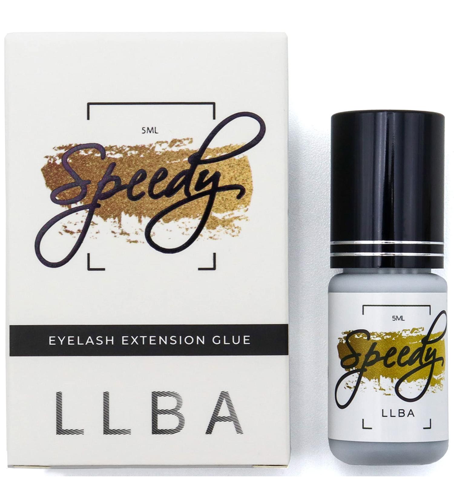 LLBA Professional Eyelash Glue - Clear & Black Adhesive | Fast Drying Time 0.5-3 Sec | 0.17fl.oz - 5ml | Strong Adhesive for Lash Extensions | 7-8 Weeks Retention - Buy Online on GoSupps.com