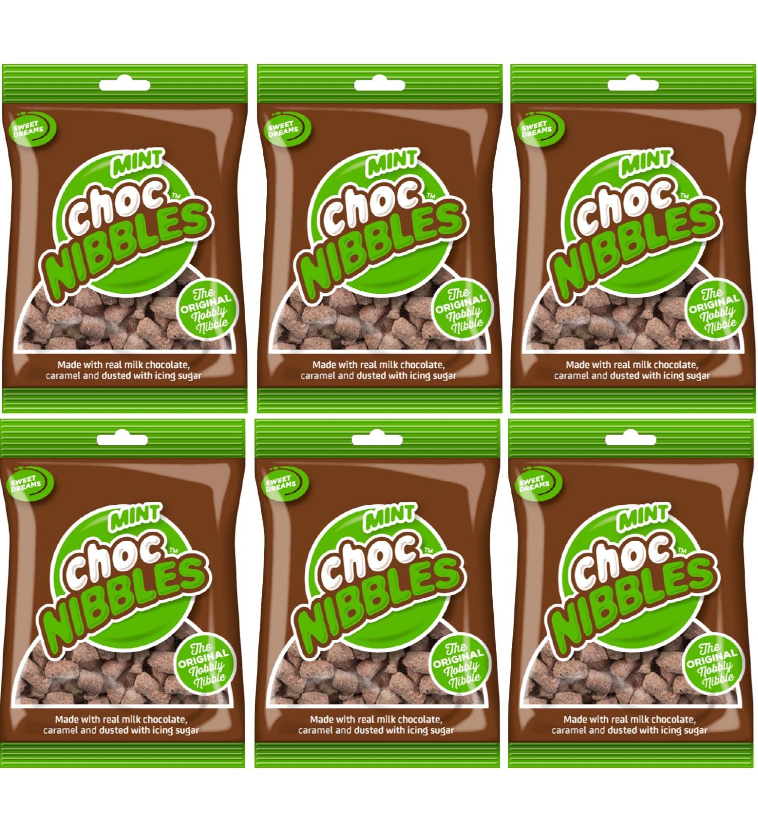 Sweetdreams Mint Chocolate Nibbles Sweet Treats 150g Kids Childrens Party Goody Bags Multi Value 6 Pack
