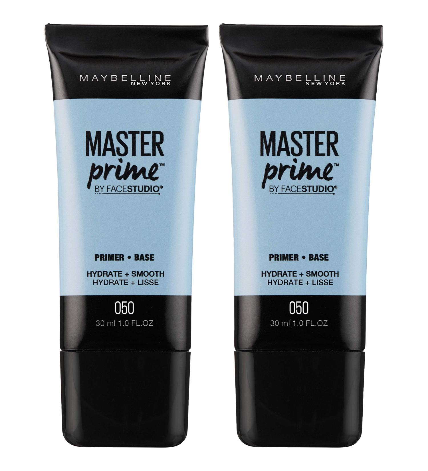 Maybelline New York Facestudio Master Prime Hydrate + Smooth Makeup Primer 1 Fl Oz (2 Pack) - Buy Online on GoSupps.com