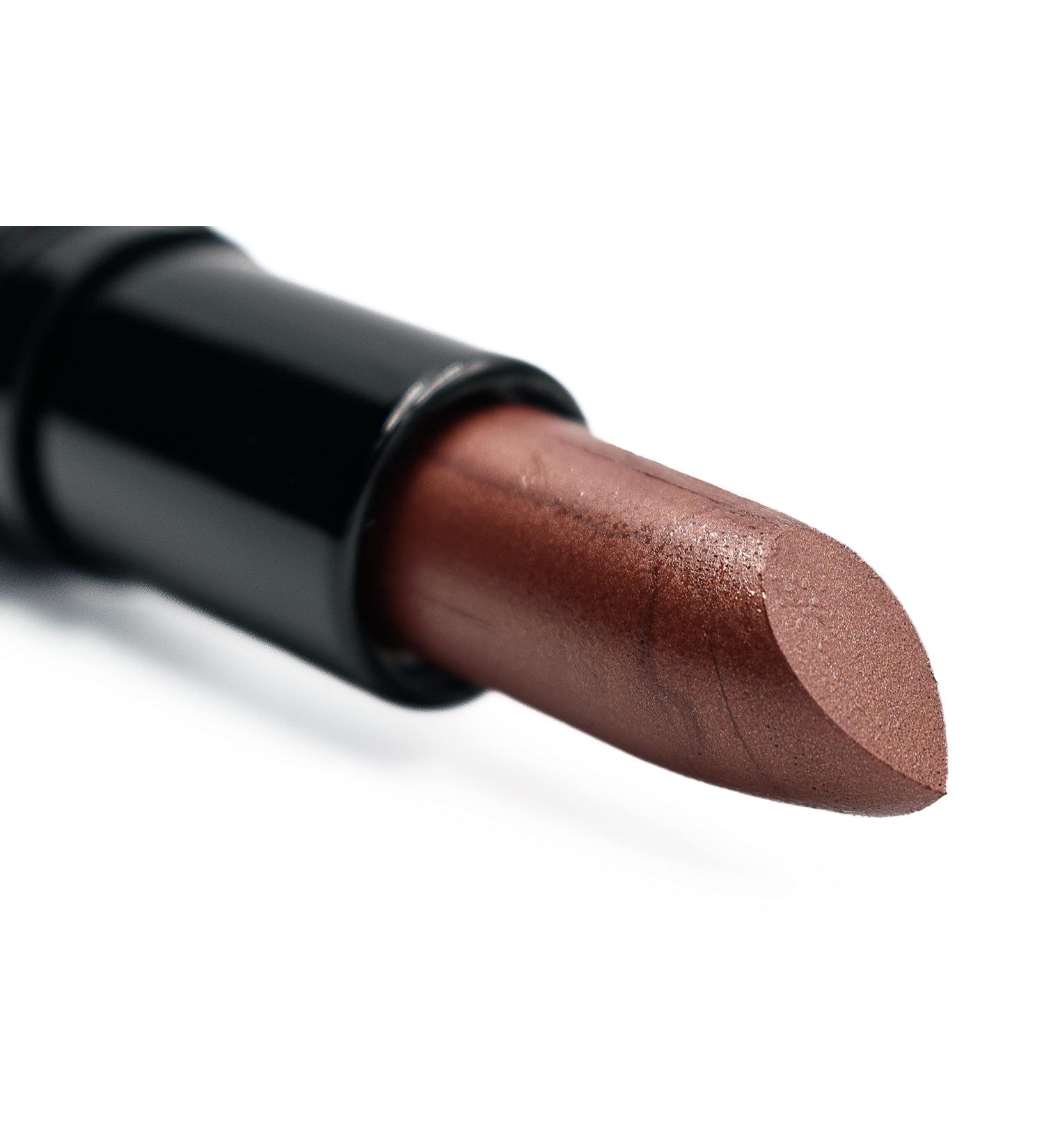 Pure Ziva Frosted Brown Pearl Lip Cream Lipstick - Moisturizing, Paraben & Lanolin Free - Buy Online on GoSupps.com