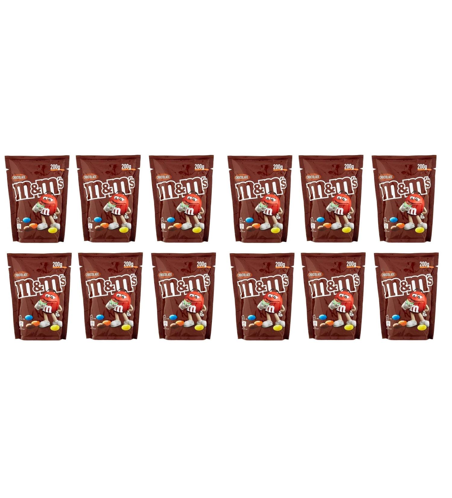 Chocolate M&M'S Chocolate Confetti with 200g Chocolate Bag (Pack of 12)