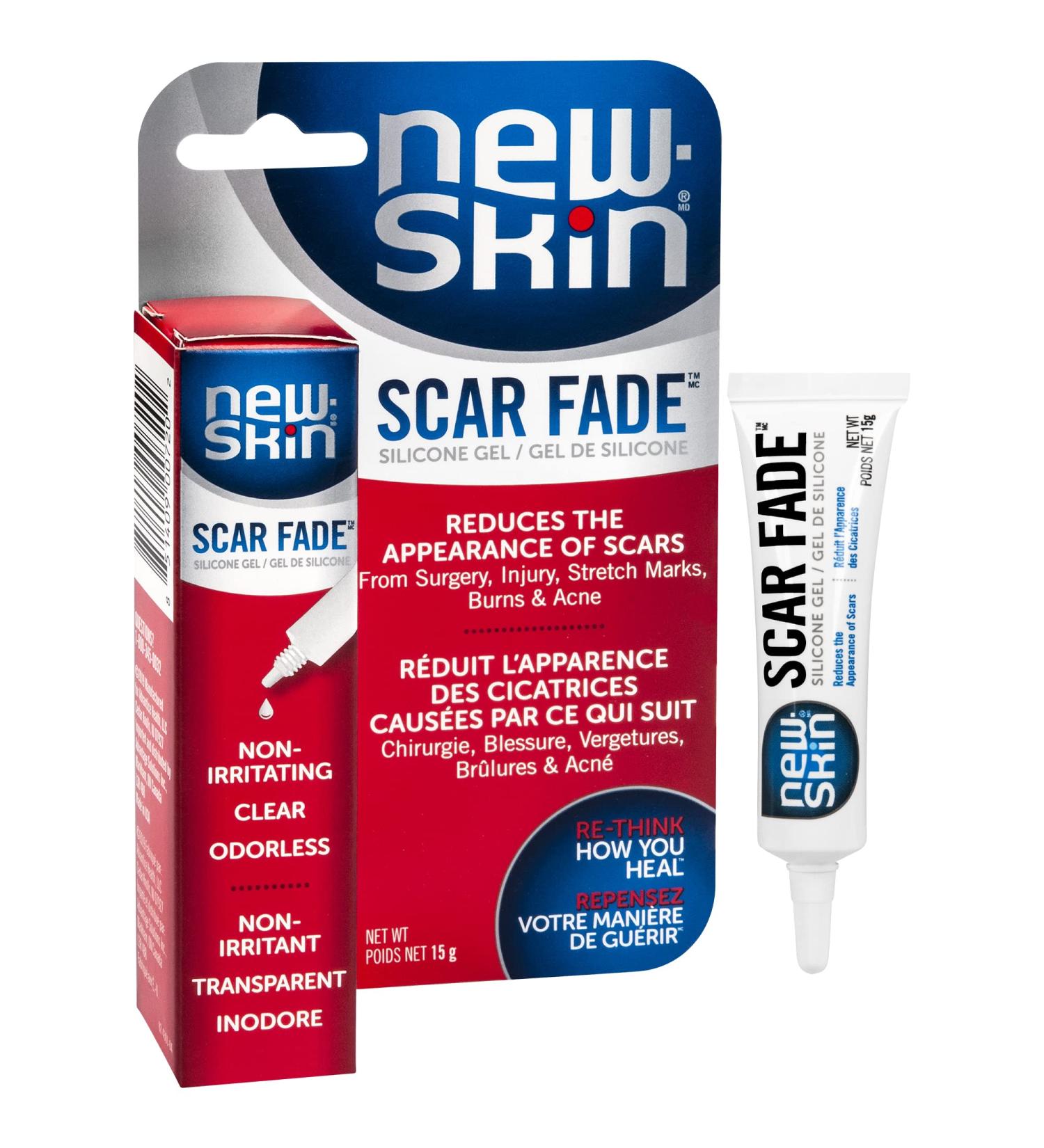 New-Skin Scar Fade Silicone Gel 15g (Canadian Packaging) - Buy Online on GoSupps.com