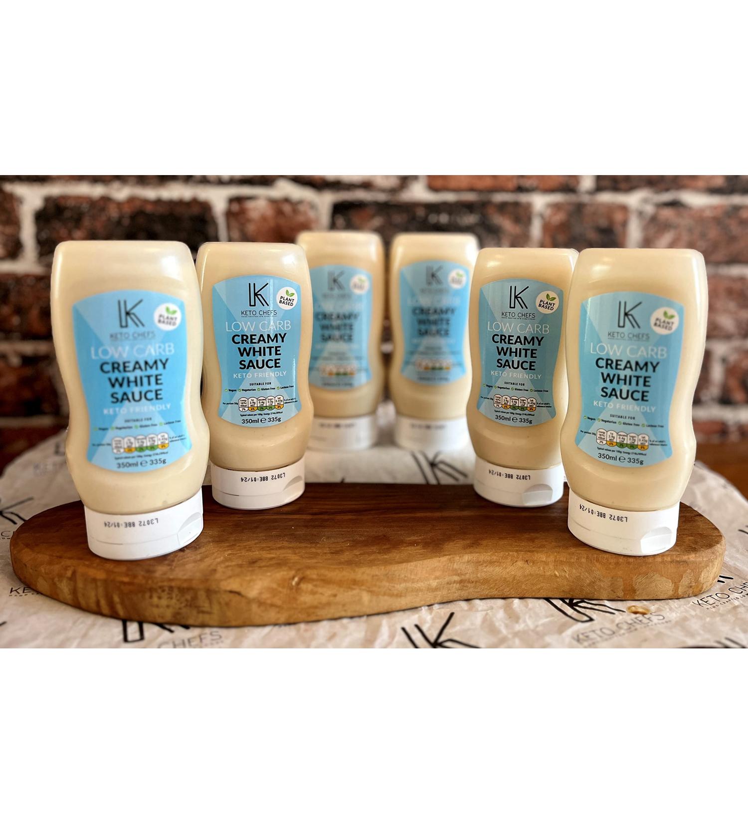 Keto Chefs Low Carb Creamy Cooking Sauce - 6 Pack Creamy Pack of 6 - Buy Online on GoSupps.com