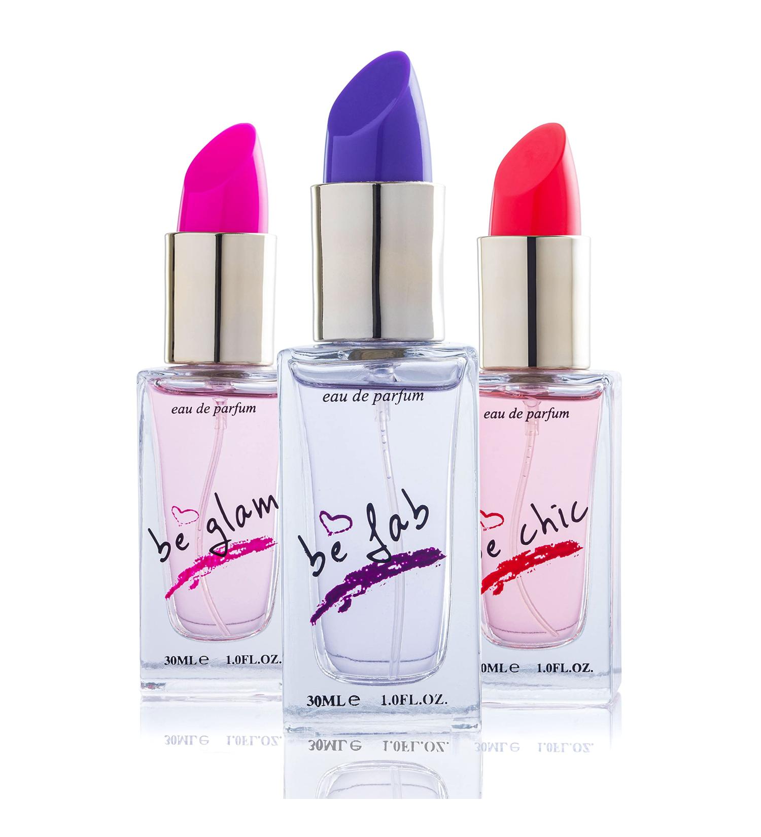 Girls Body Spray Mist Perfume Gift Set - 3 Lipstick Shaped Bottles | Eau De Parfum Fragrance for Little, Young, Tween, Pre-Teen, and Teenage Girls - LIPPITY SPLIT Fashion Collection - Buy Online on GoSupps.com