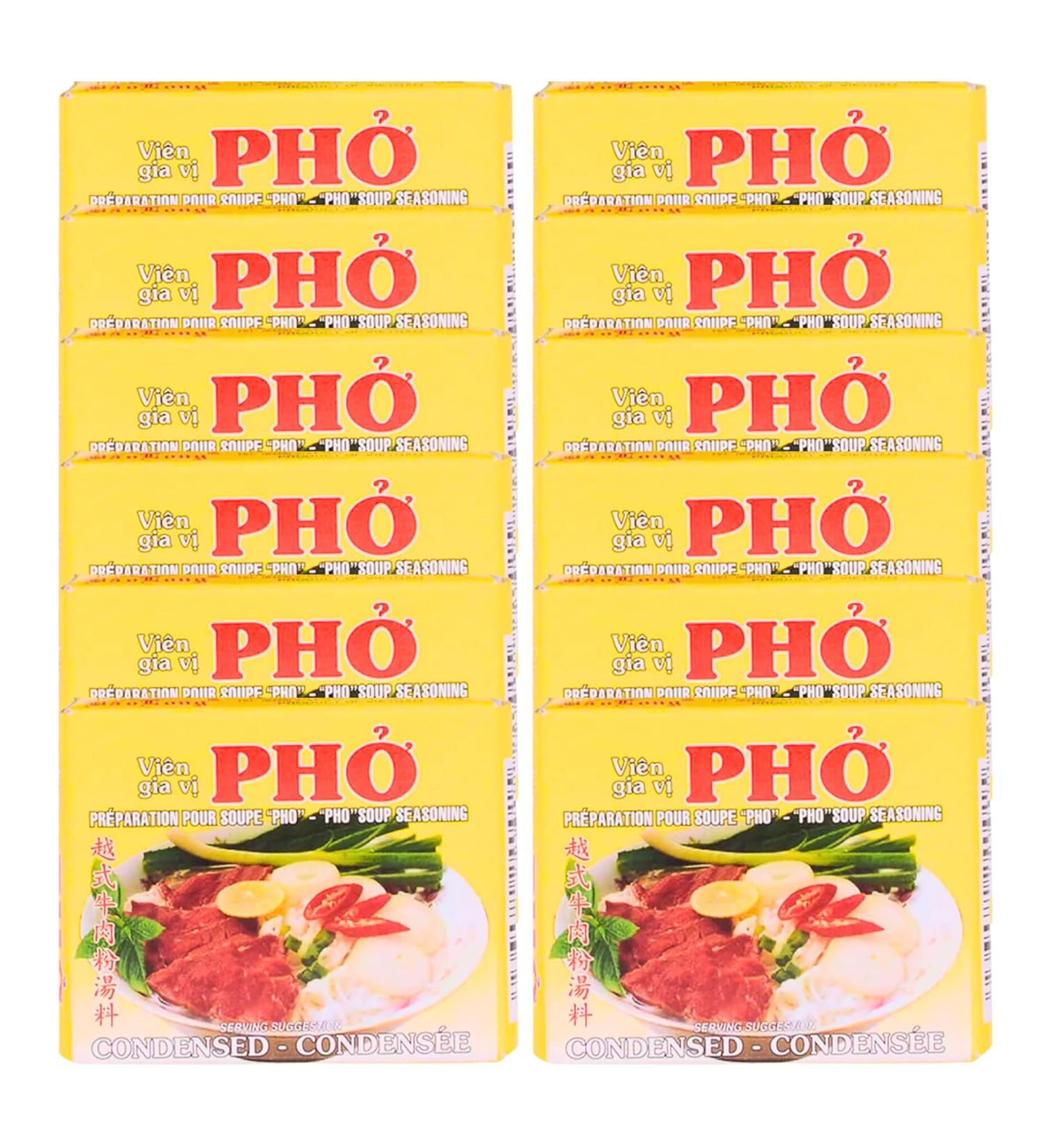 Bao Long Vietnamese Beef Pho Soup 75g (Pack of 12) Beef Pack of 12 - Buy Online on GoSupps.com