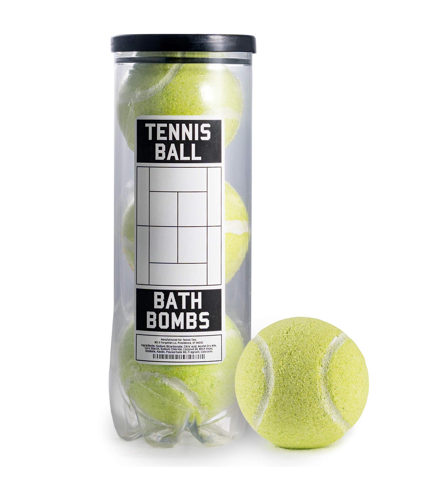 Tennis Ball Bath Bombs - 3 Pack | Fun Tennis Gift for Women and Kids | Tennis Equipment and Accessories | Ideal Coach and High School Team Gifts - Buy Online on GoSupps.com