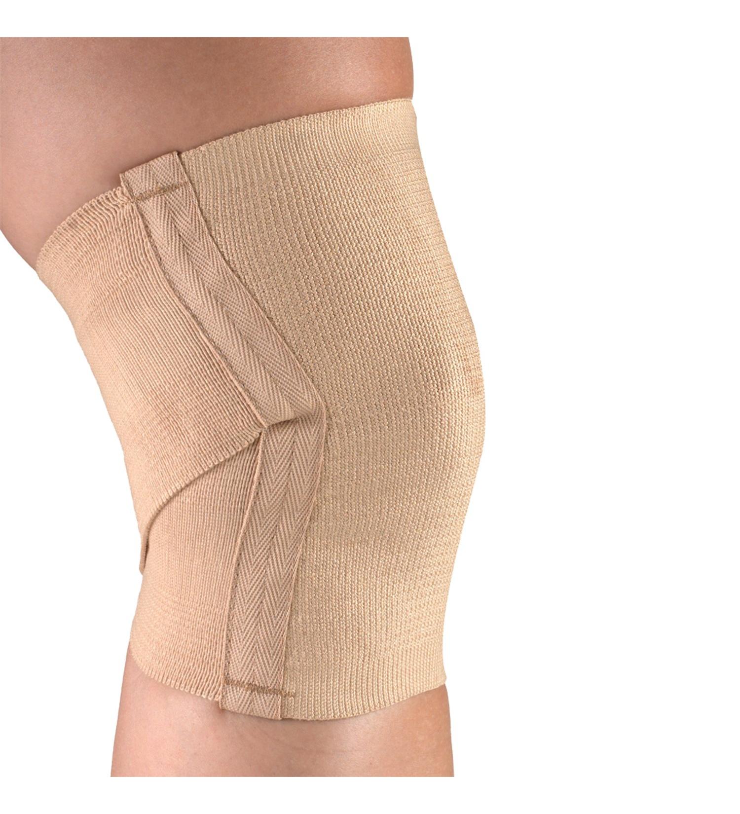 Buy Champion Knee Support Criss-Cross Knit Elastic - Beige Large | Best Quality International Shipping - Buy Online on GoSupps.com