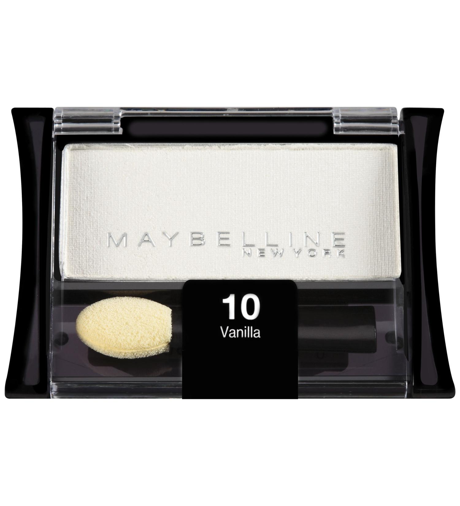 Maybelline New York Expert Wear Eyeshadow Singles  Vanilla 10S  0.09 Ounce