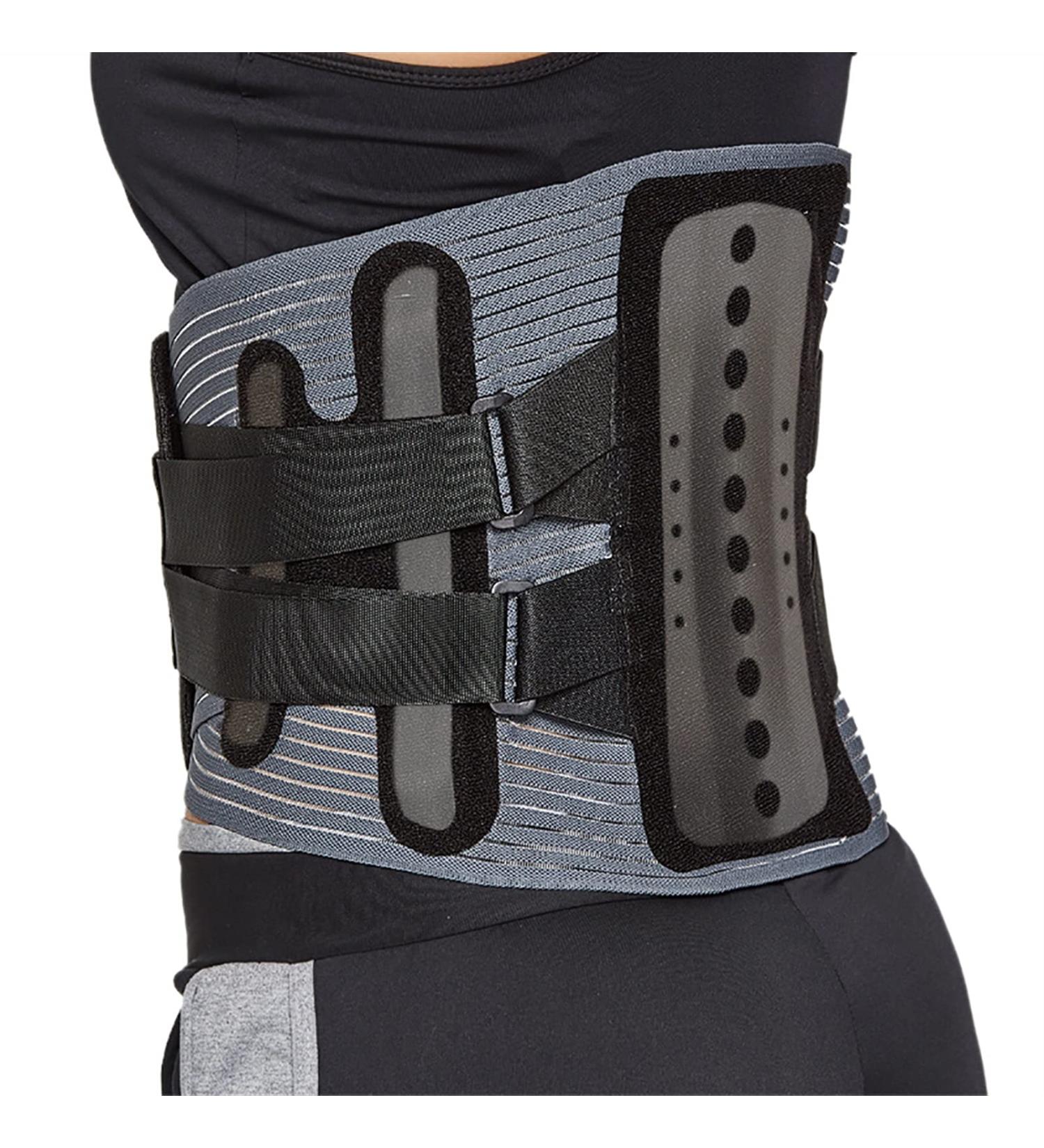 Adjustable Waist Train Belt for Men & Women | Supportive Orthopedic Lower Back & Spine Belt | Breathable Lumbar Pain Relief - Color: Black M - Buy Online on GoSupps.com