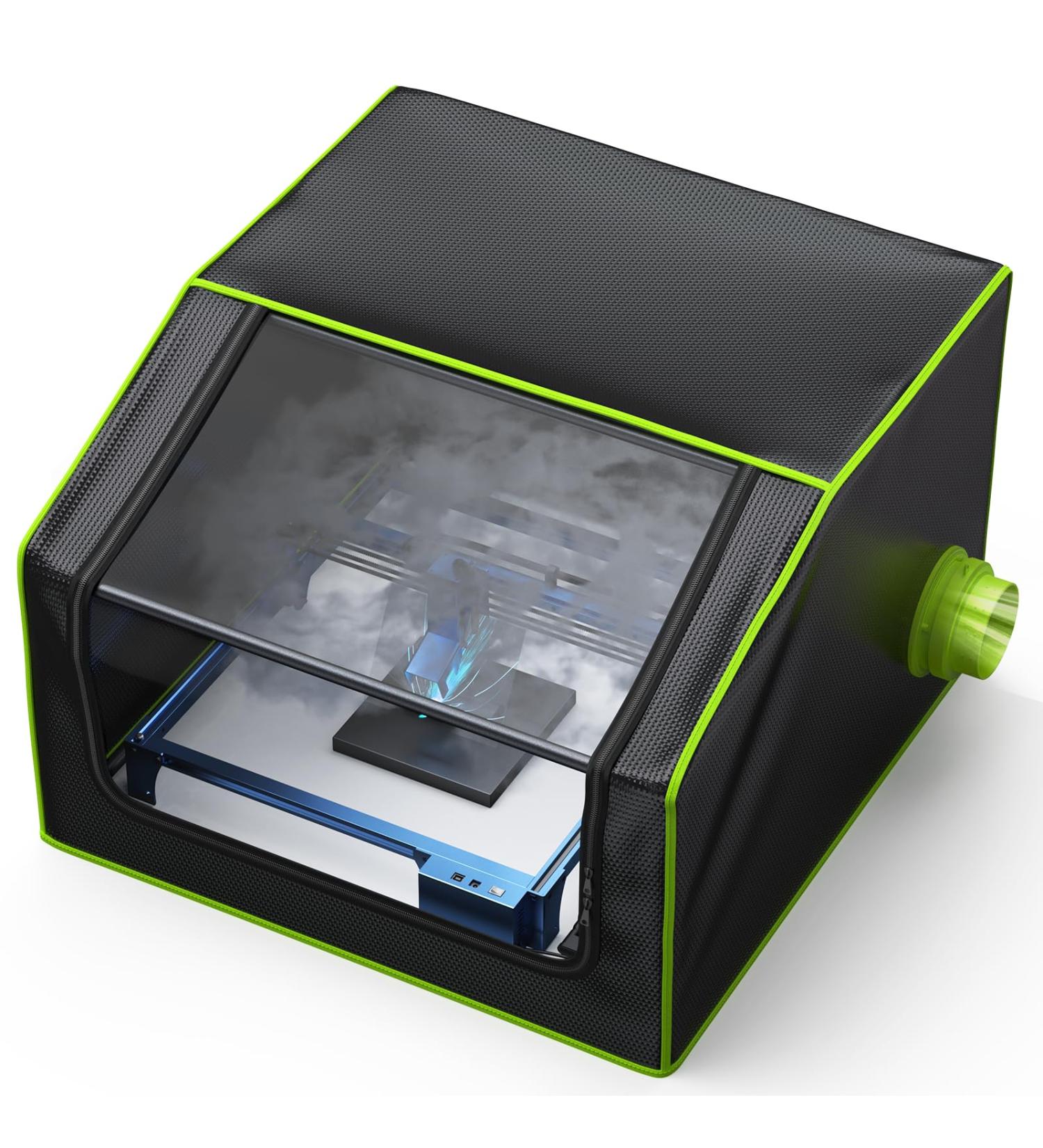 Laser Engraver Enclosure with Vent  Fireproof Laser Cutter Protective Cover  Smoke & Odor Insulation  Noise Reduction  Eye Protection  Suitable for Most Laser Engraving Machine  700x700x460mm Laser Enclosure - Buy Online on GoSupps.com