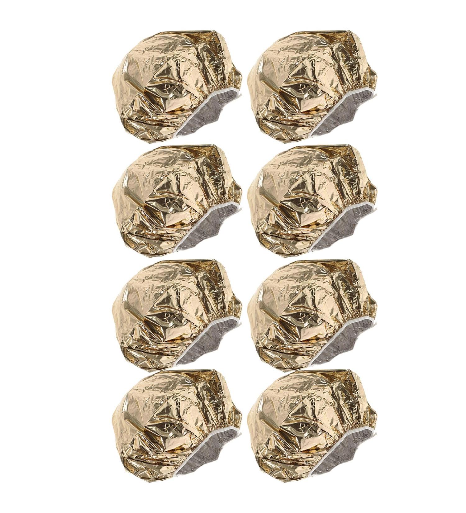 8 Pi ces Bonnet pour Soin Capillaire Isolation Thermique avec lastique Confortable et Respirant Salon et Usage Domestique - Buy Online on GoSupps.com