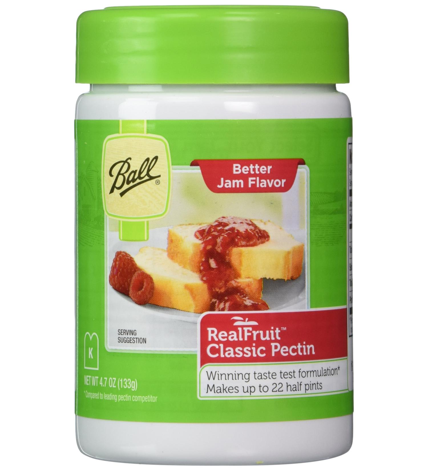 Ball RealFruit Classic Pectin 4.7 oz (2 Pack) - Flex Batch Pectin for Homemade Jams & Jellies - Buy Online on GoSupps.com
