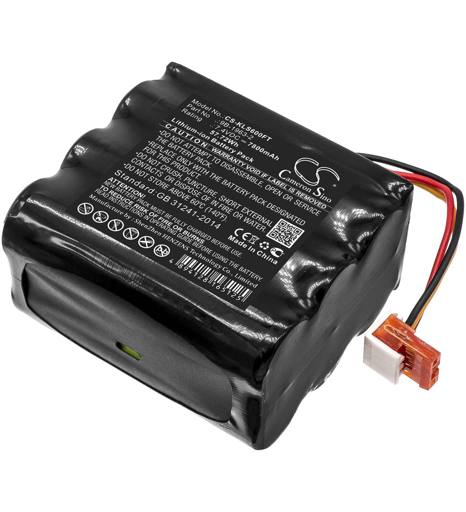 7800mAh Replacement Battery for Koehler Lighthawk 600 - Gen II LED 9B-1963-2 (7.4V) | International Shipping Available - Buy Online on GoSupps.com