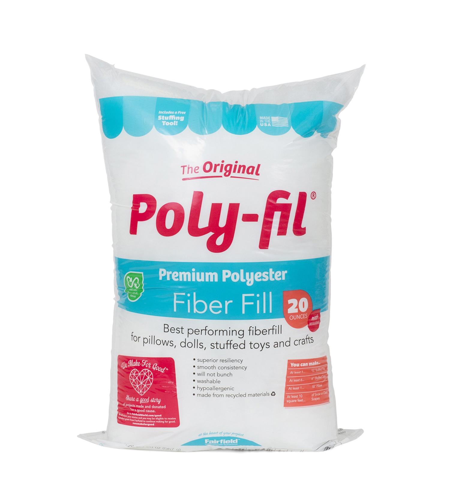 Fairfield 100% Polyester Poly-Fil 20 oz - Waterfall - Buy Online on GoSupps.com