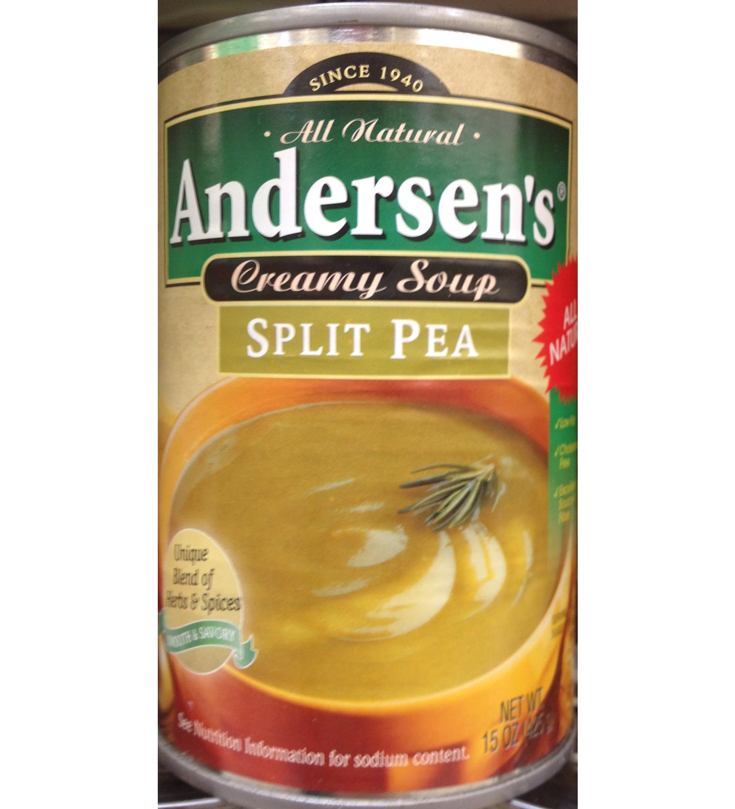Andersen's Split Pea Soup 15oz. Can (Pack of 4) - Buy Online on GoSupps.com