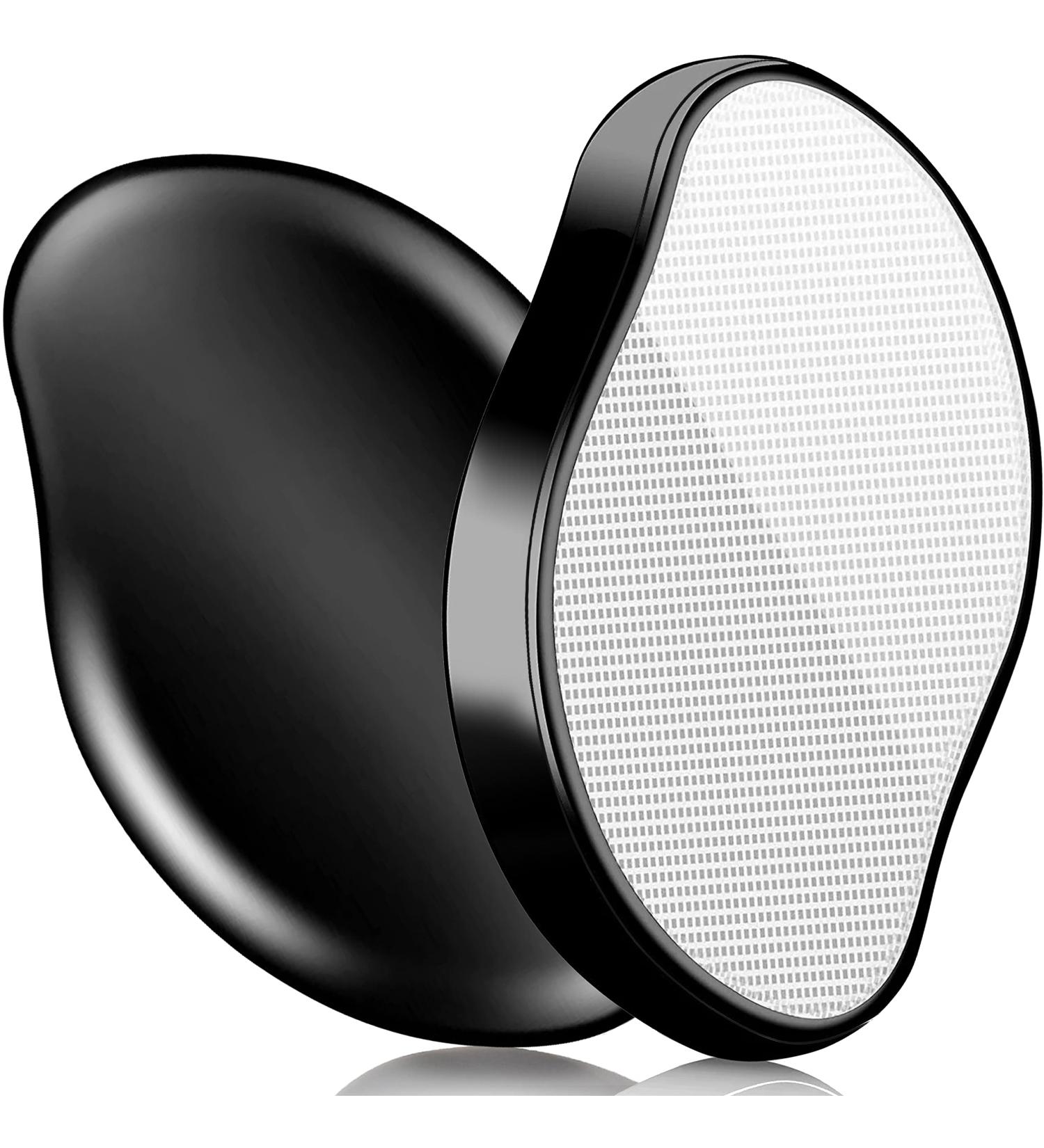 Nano Glass Crystal Hair Eraser for Thick Curly Hair - Exfoliate Body, Remove Ingrown Hair, Callus Remover - Reusable Washable - Fast & Easy Hair Removal - 1P (Black) - Buy Online on GoSupps.com