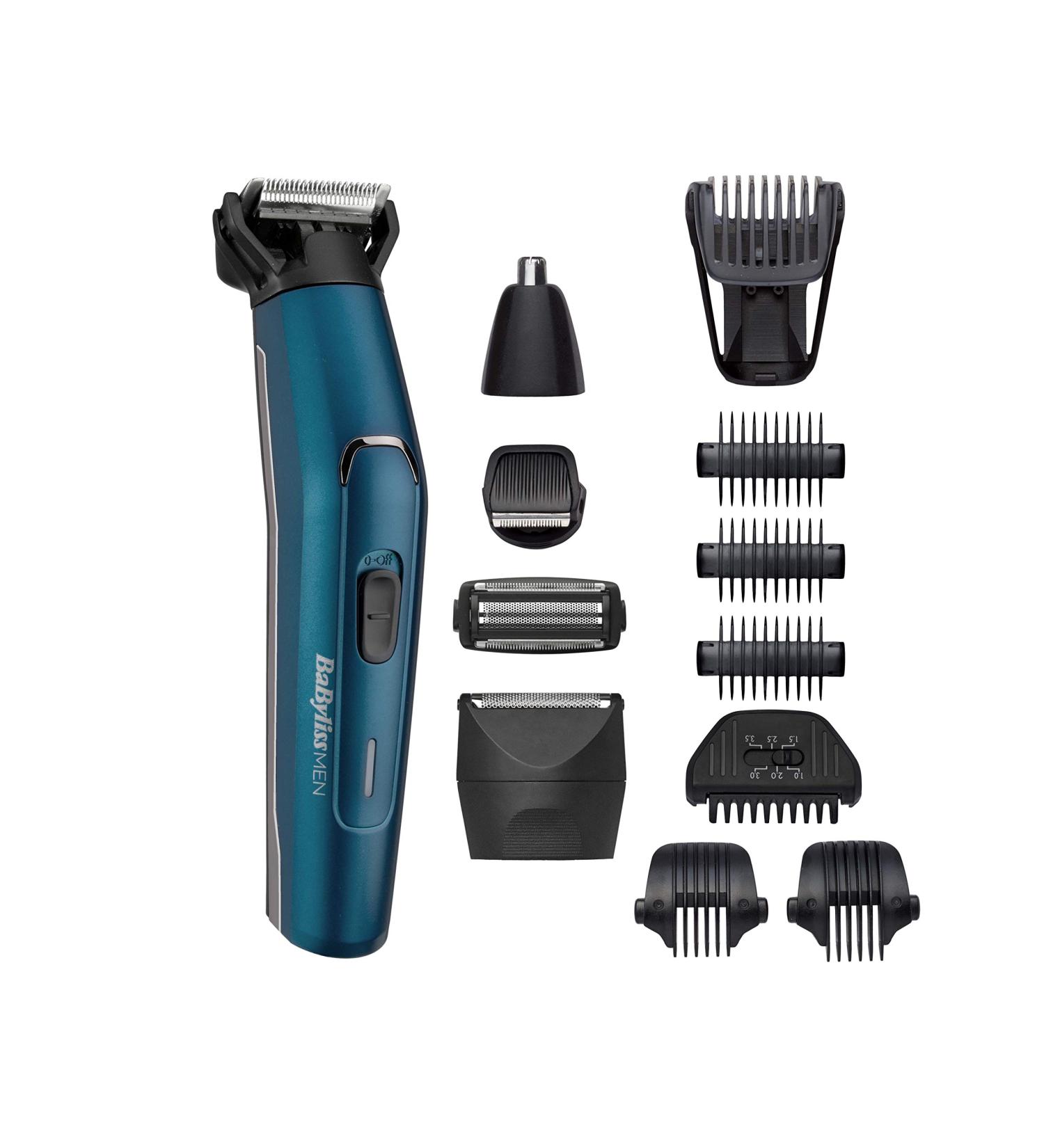 Babyliss Men 12-in-1 Japanese Steel Grooming Kit for Face and Body - Waterproof, Nose Trimmer and Body Groomer Included - Buy Online on GoSupps.com