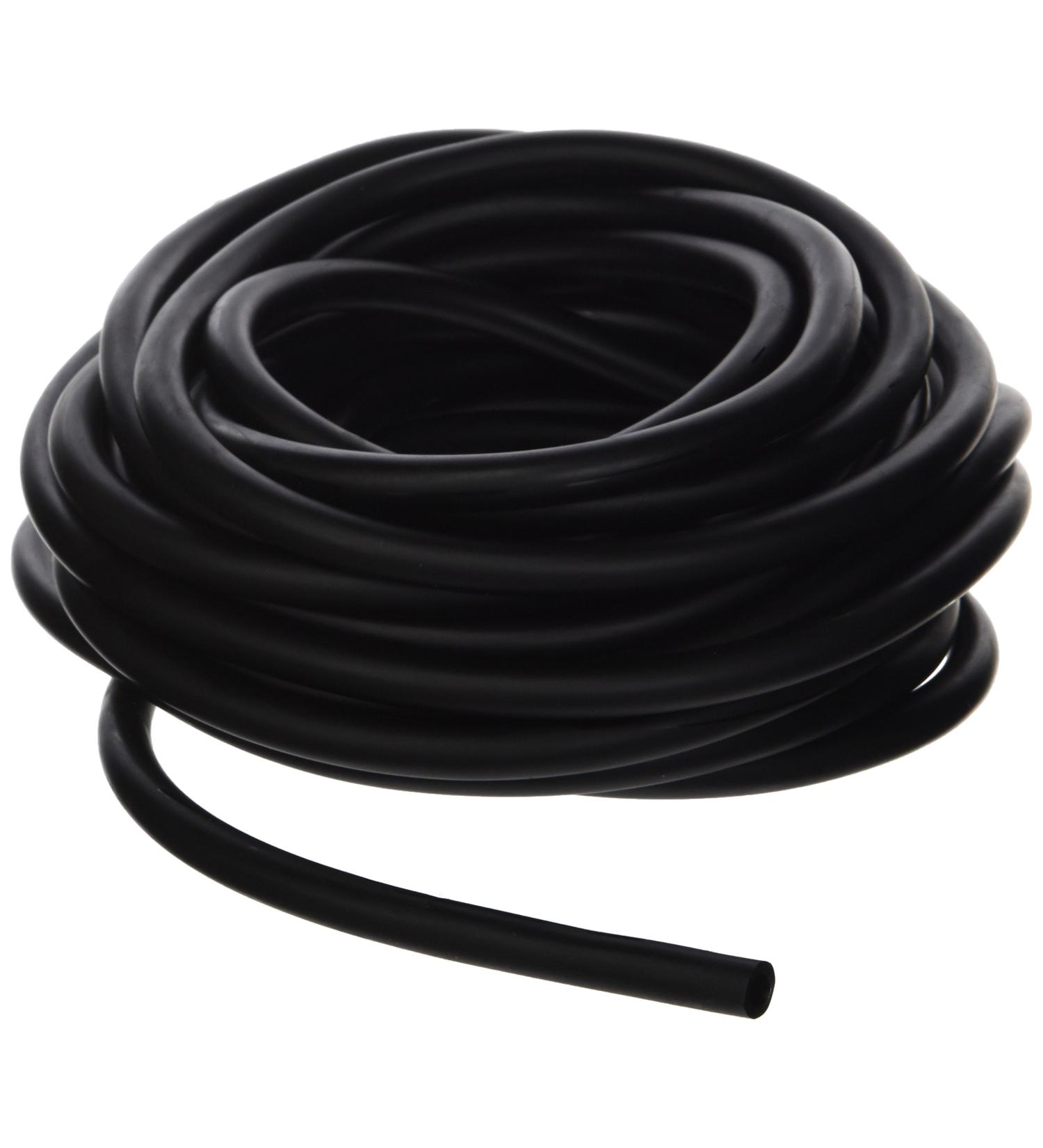 CanDo Exercise Tubing 5 Latex 25 Foot Black Exercise Equipment for at Home or in the Gym Elastic Resistance Tubing for Dynamic Activities Bulk Stretch Tubing for Clinics and Professional Use 25 ft. Black