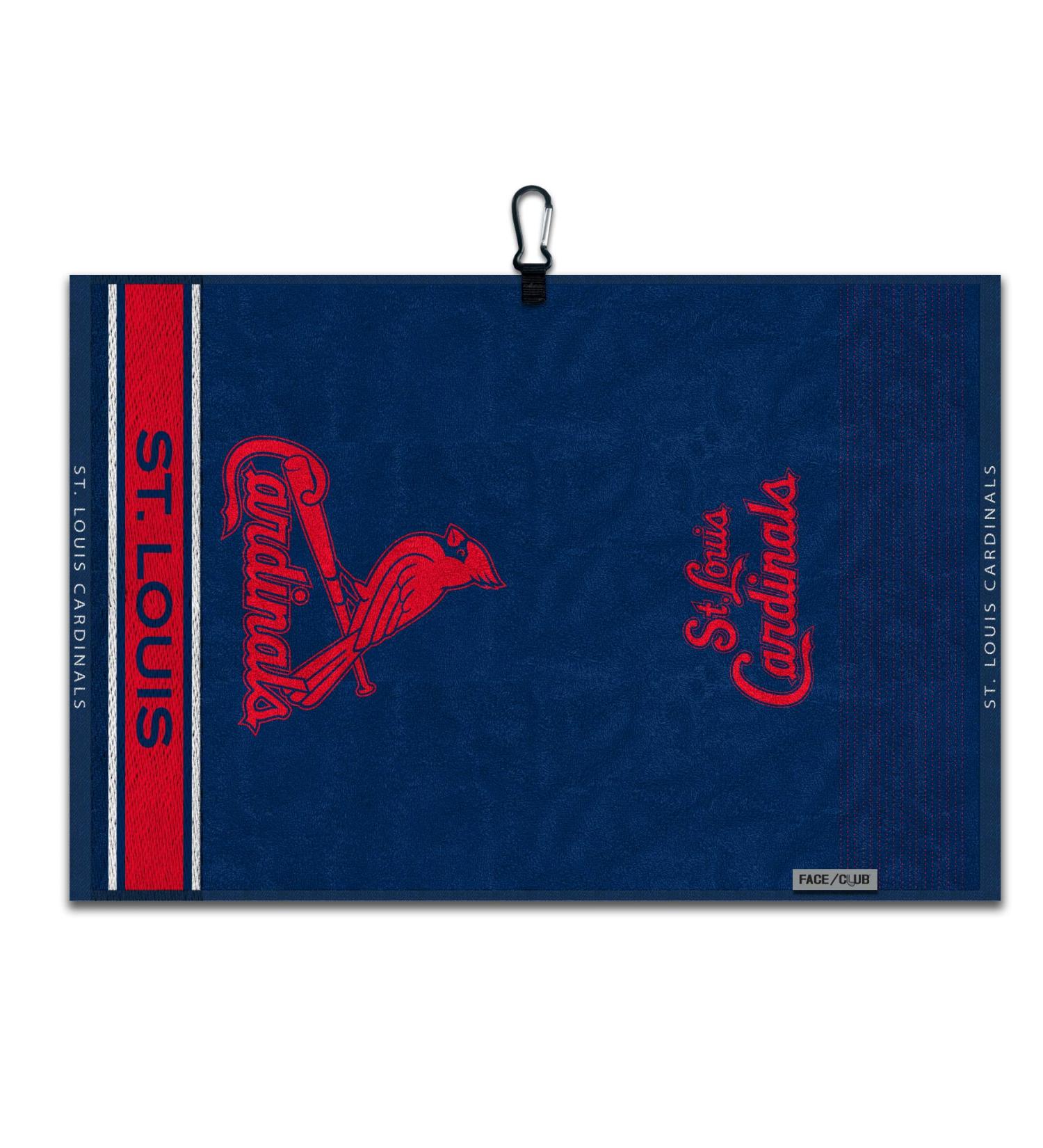 Team Effort St. Louis Cardinals Face/Club Jacquard Golf Towel 16" x 24"