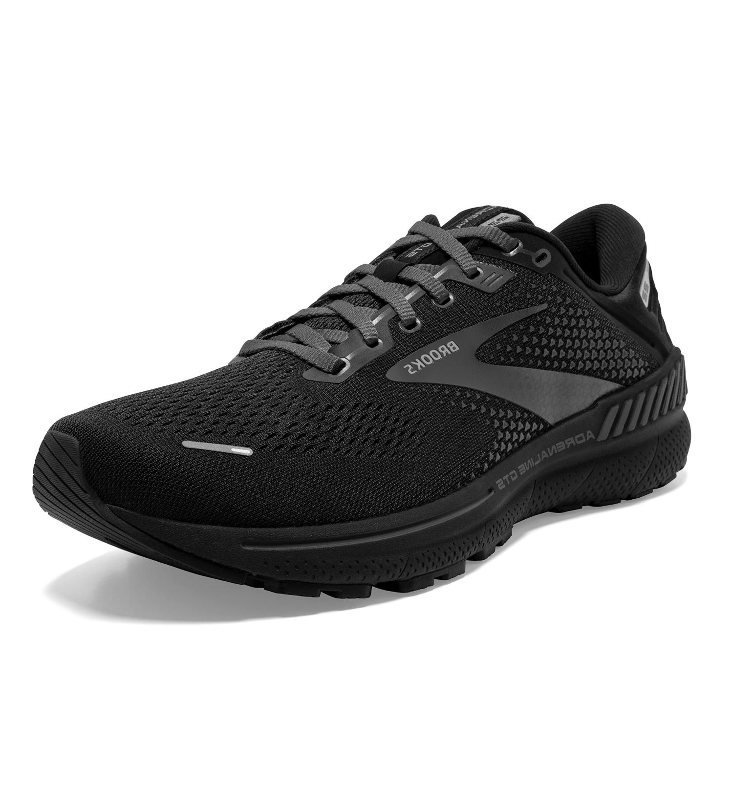 Brooks Adrenaline GTS 22 Men's Supportive Running Shoe - Black/Black/Ebony (Size 12) - Buy Online on GoSupps.com