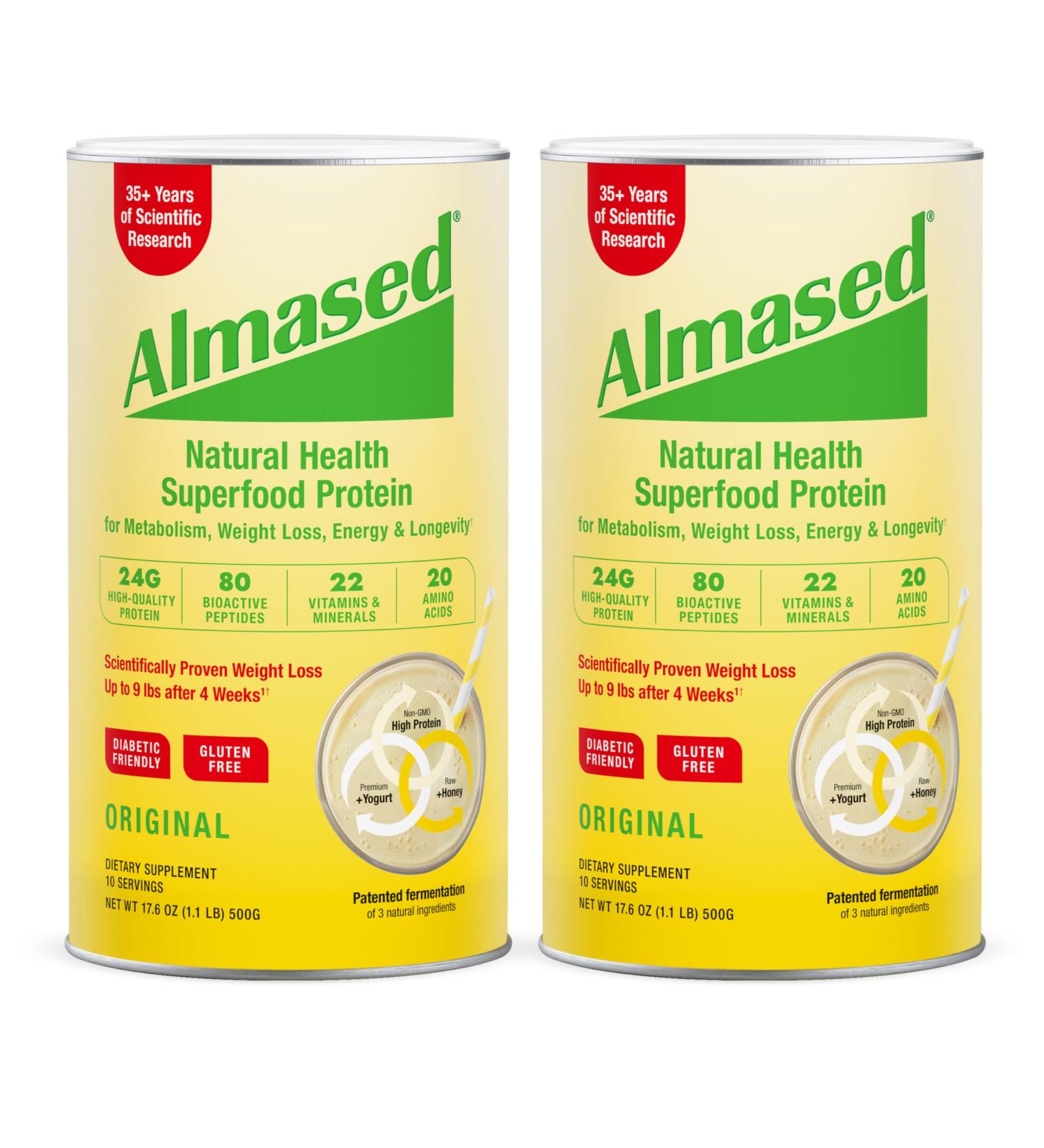 Almased Multi Protein Powder Supports Weight Loss (Pack of 2) - Buy Online on GoSupps.com