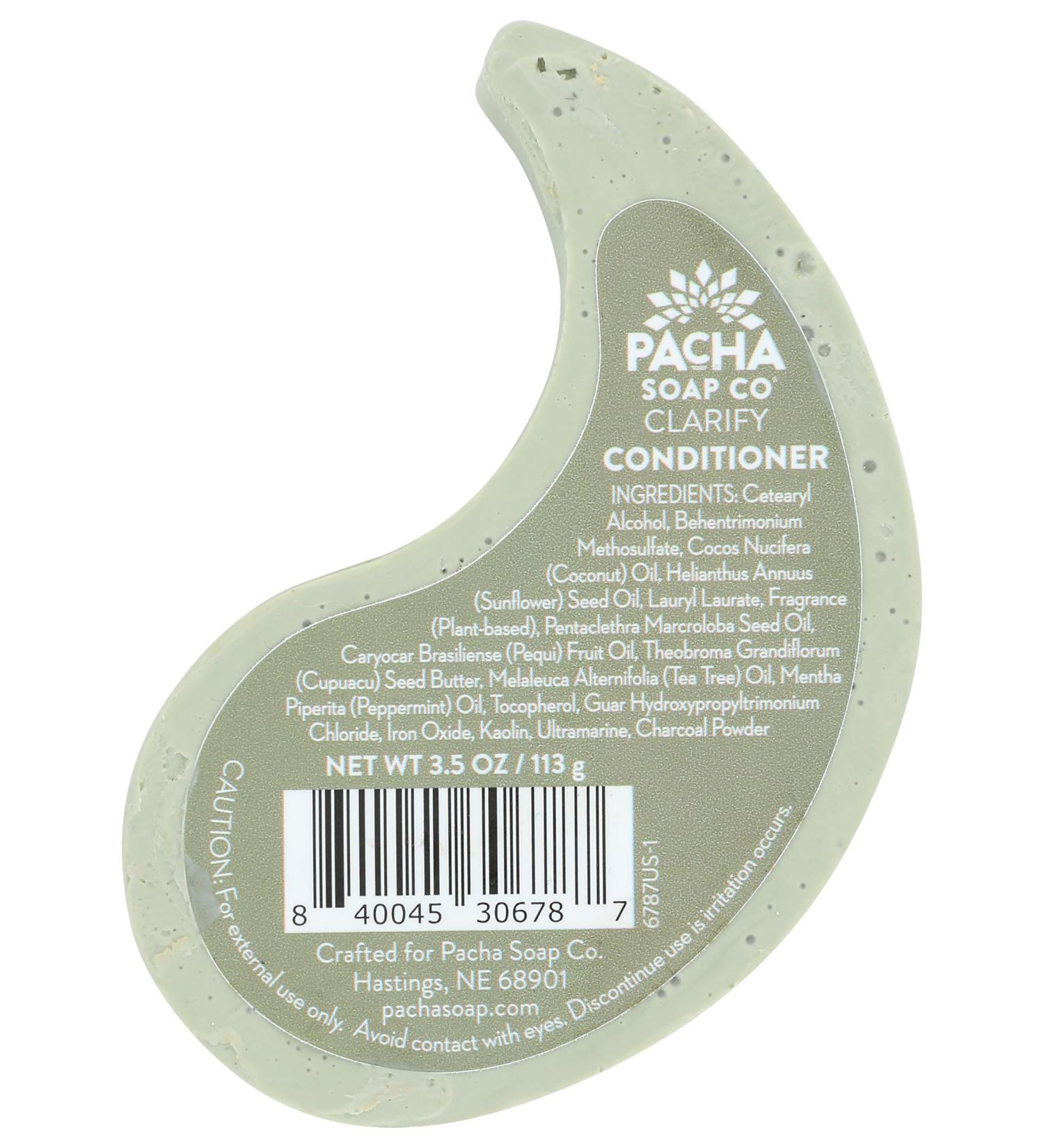 PACHA SOAP Clarify Conditioner Soap Bar - 3 OZ | Natural Eco-Friendly Hair Care for All Hair Types - Buy Online on GoSupps.com