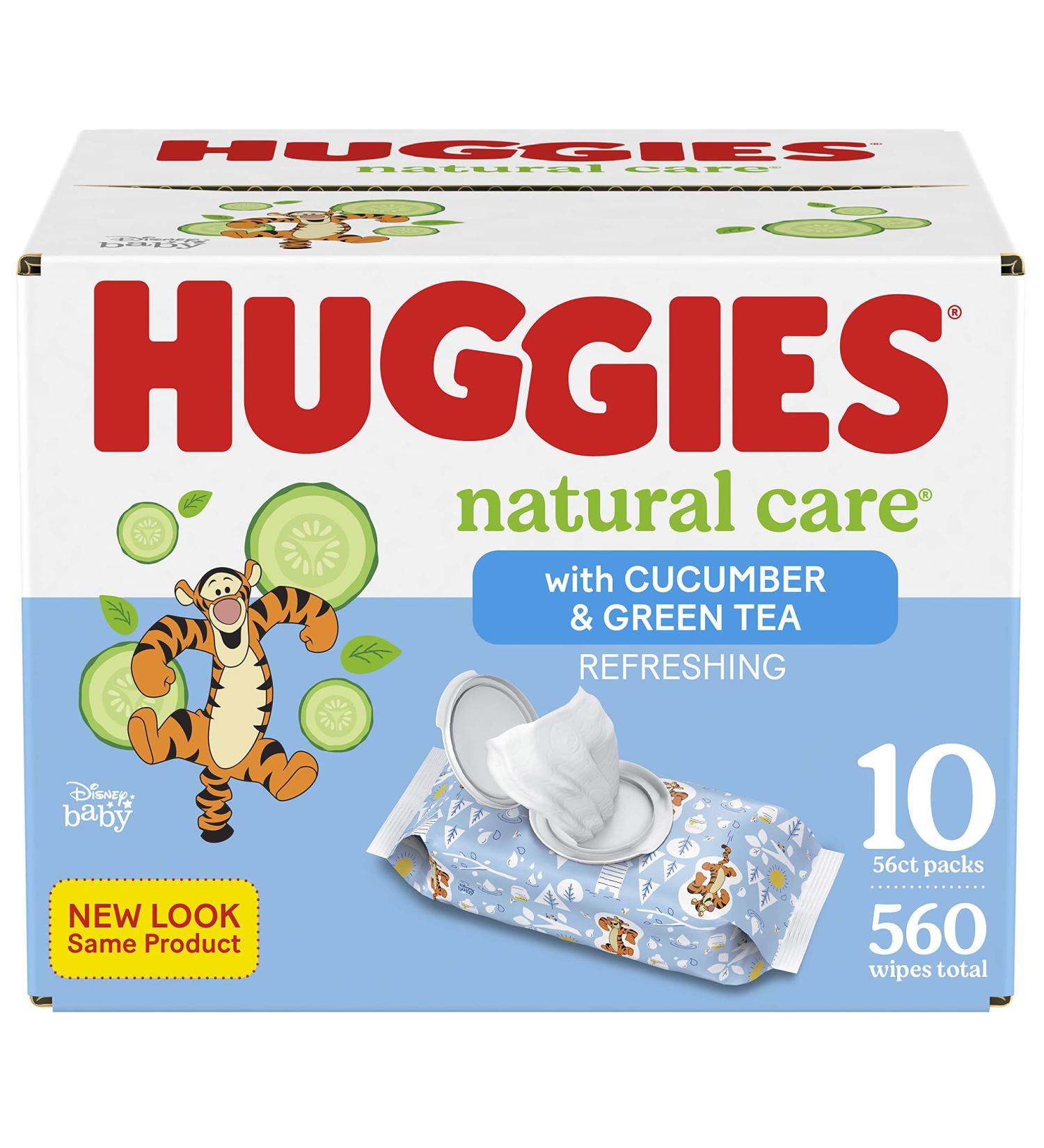 Huggies Natural Care Refreshing Baby Wipes - Hypoallergenic Scented, 560 Wipes Total - Buy Online on GoSupps.com