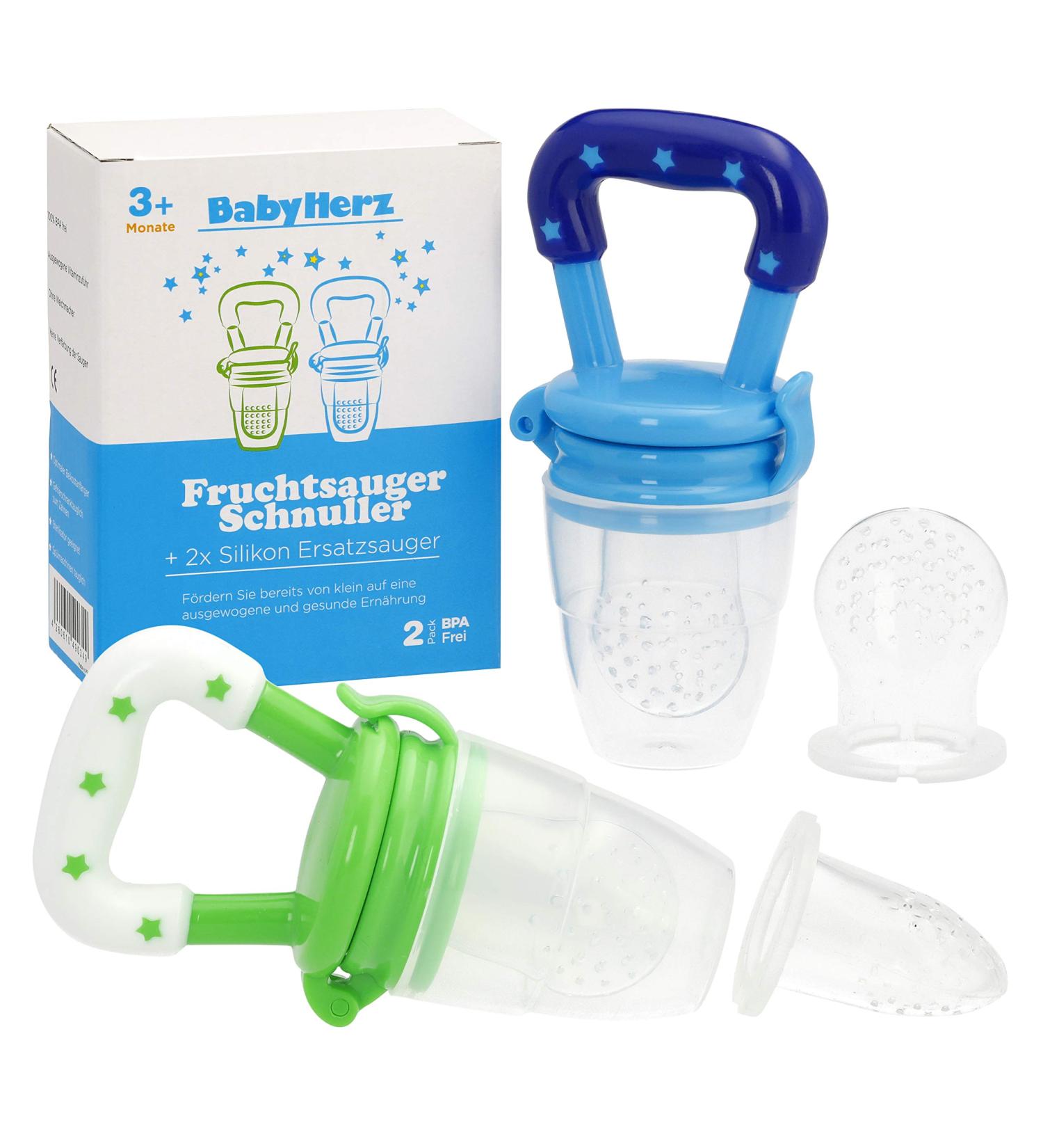 Buy Baby Fruit Pacifier Set (2-Pack) - Fillable Fruit Pacifiers for Kids | Safe & Fun Feeding (Blue) - Buy Online on GoSupps.com