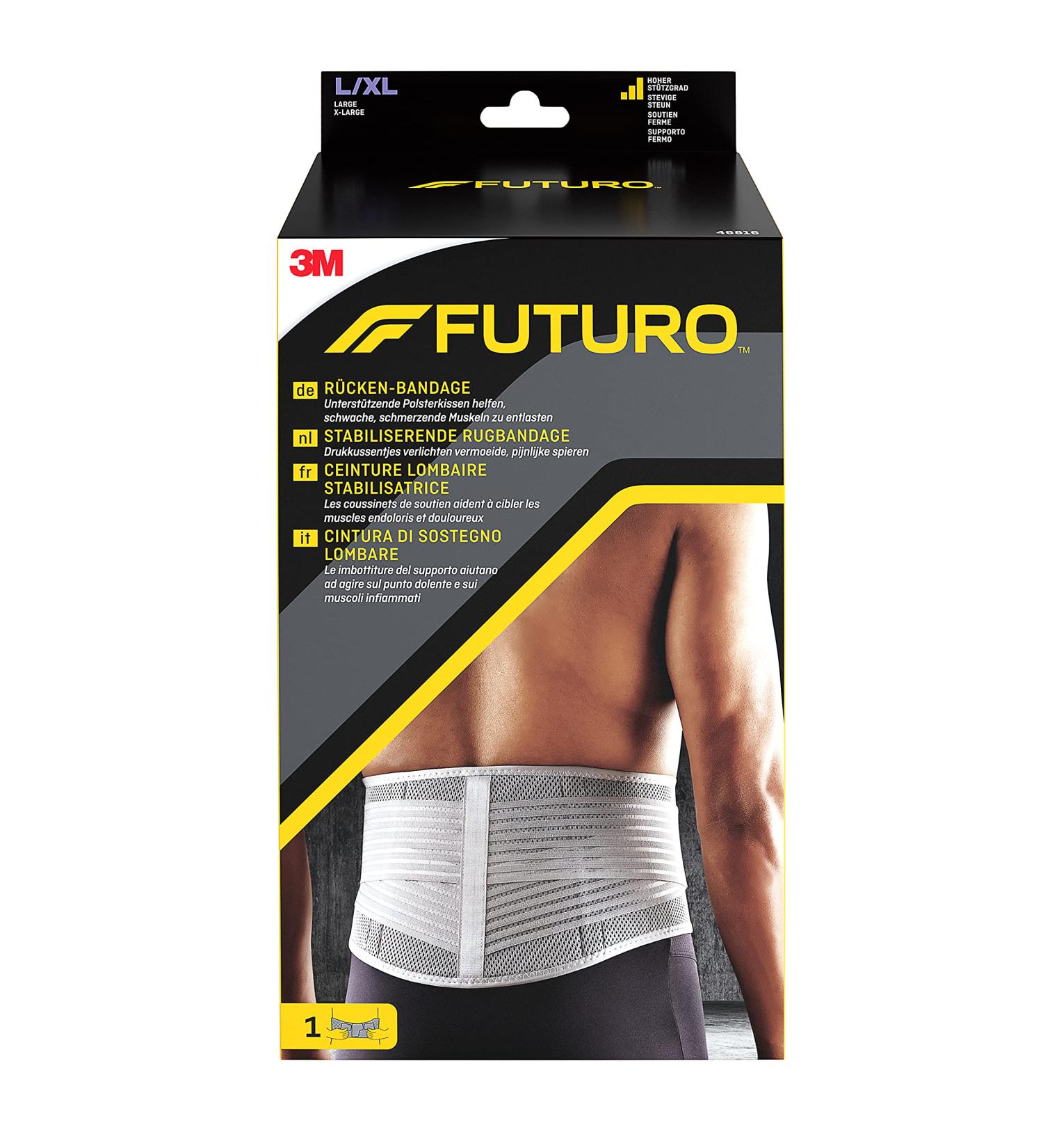 FUTURO Back Brace L/XL - Effective Support for Weak Sore Muscles | International Shipping Available - Buy Online on GoSupps.com