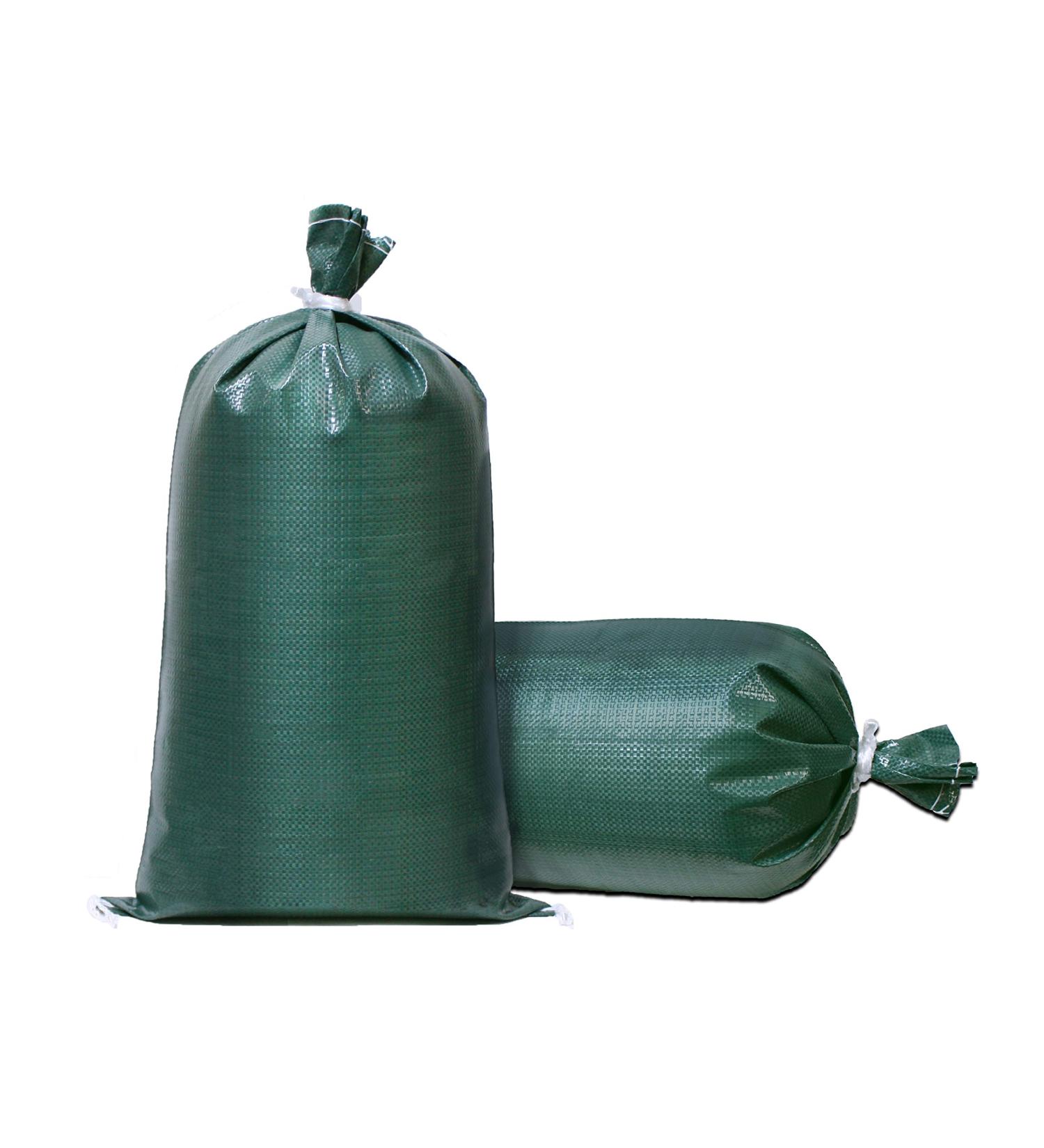 20 Count TerraRight Sandbags - Extra Durable Green Woven Polypropylene Bags with UV Protection 14 x 26 - Buy Online on GoSupps.com