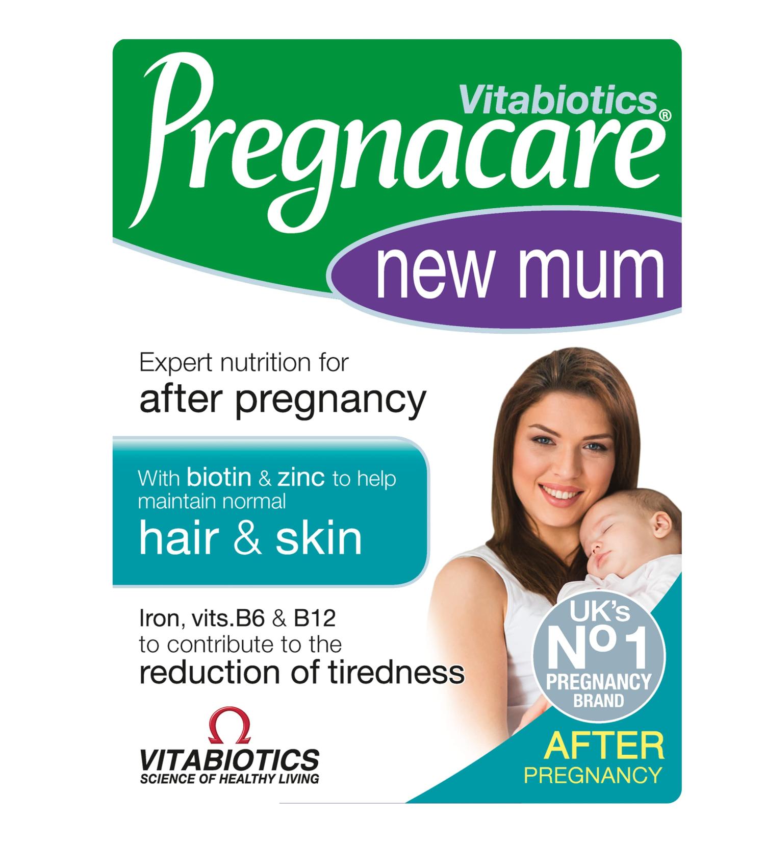 Pregnacare New Mum 56 Tablets by Vitabiotics | Postnatal Vitamin Supplement - Buy Online on GoSupps.com