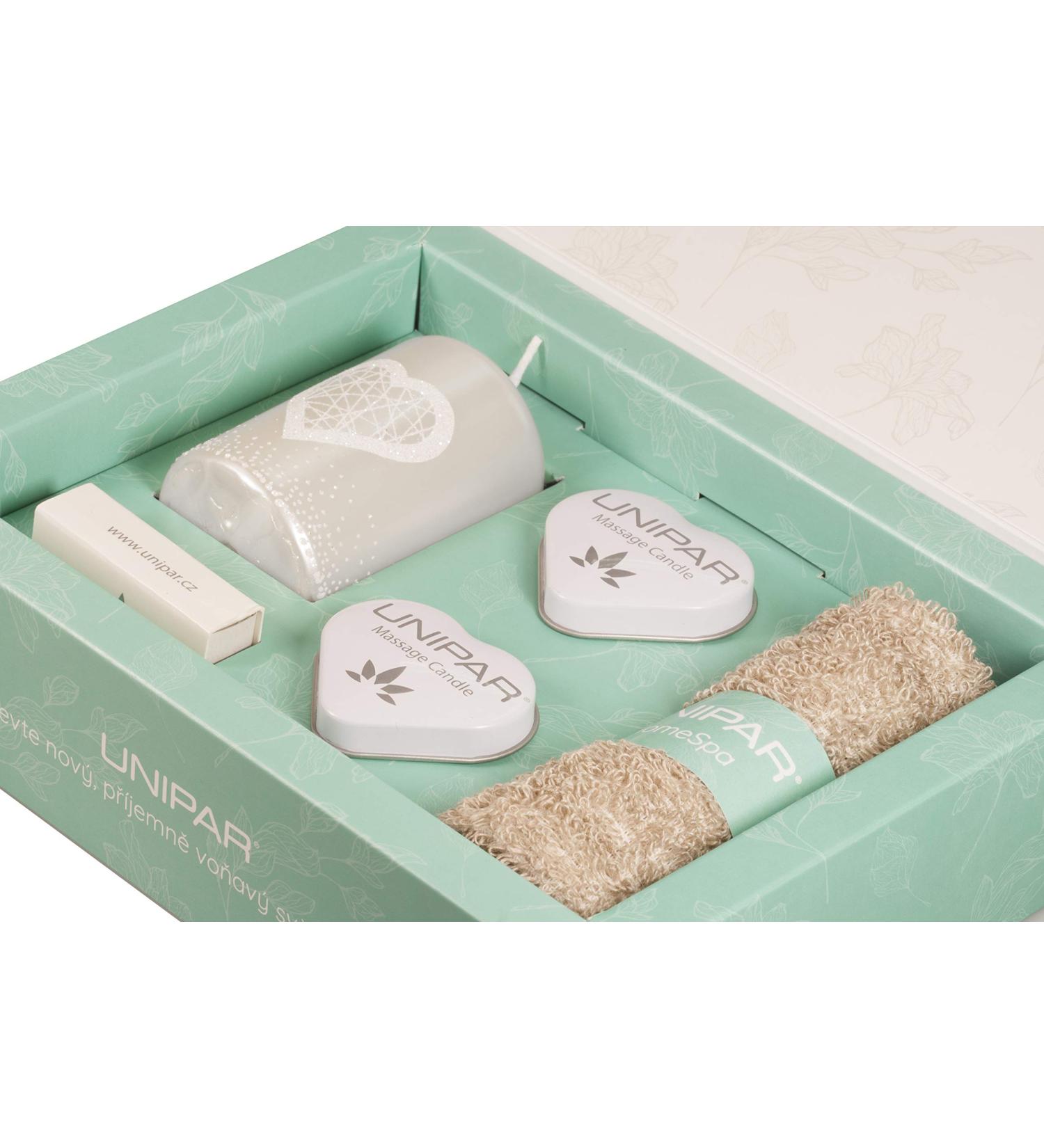 Premium Coconut Massage Set - 2 Aromatic Massage Candles & Massage Oil Gift Box for Ultimate Wellness - Buy Online on GoSupps.com