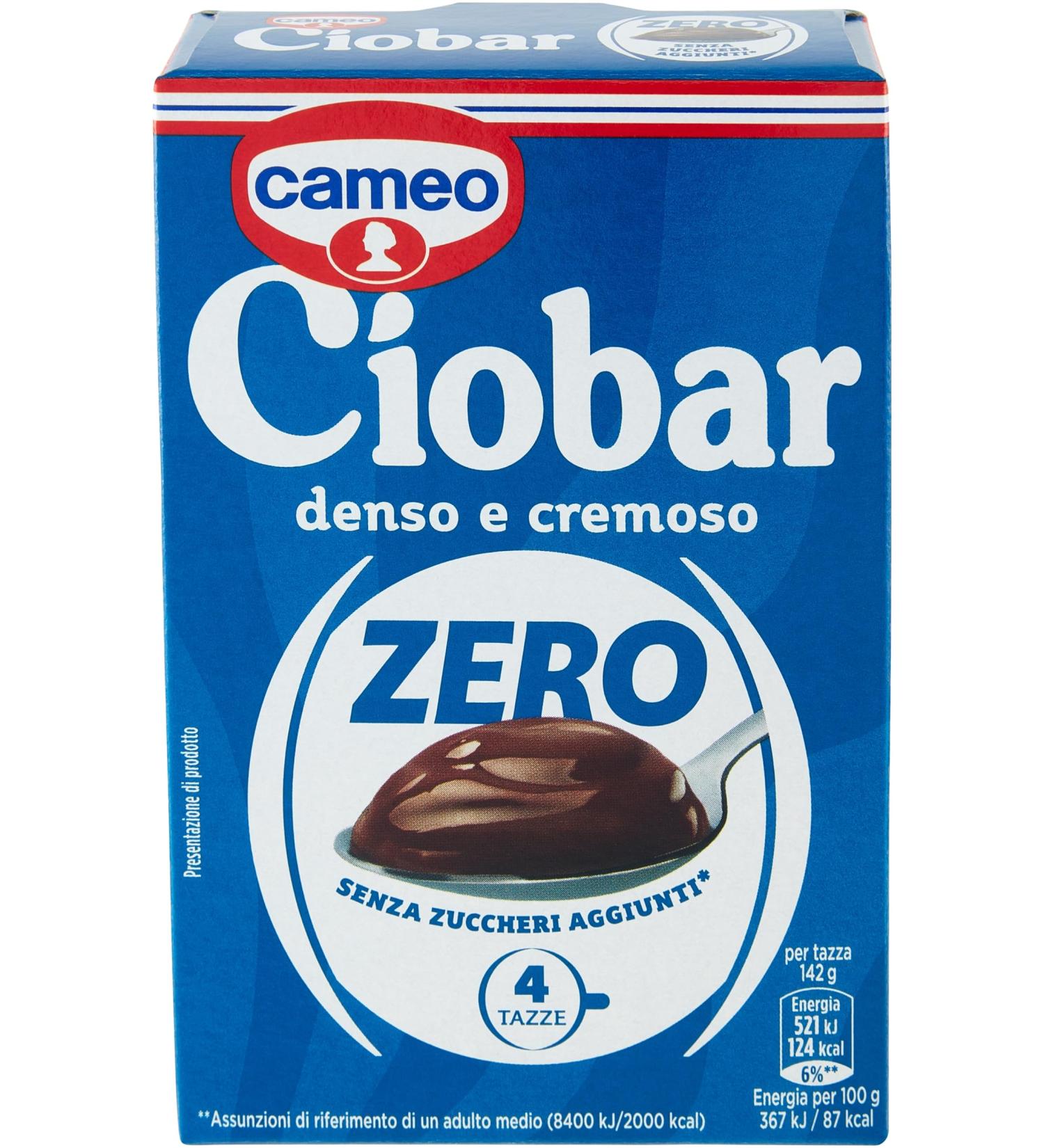 Cameo Ciobar Zero 4 x 76g - Buy Online on GoSupps.com