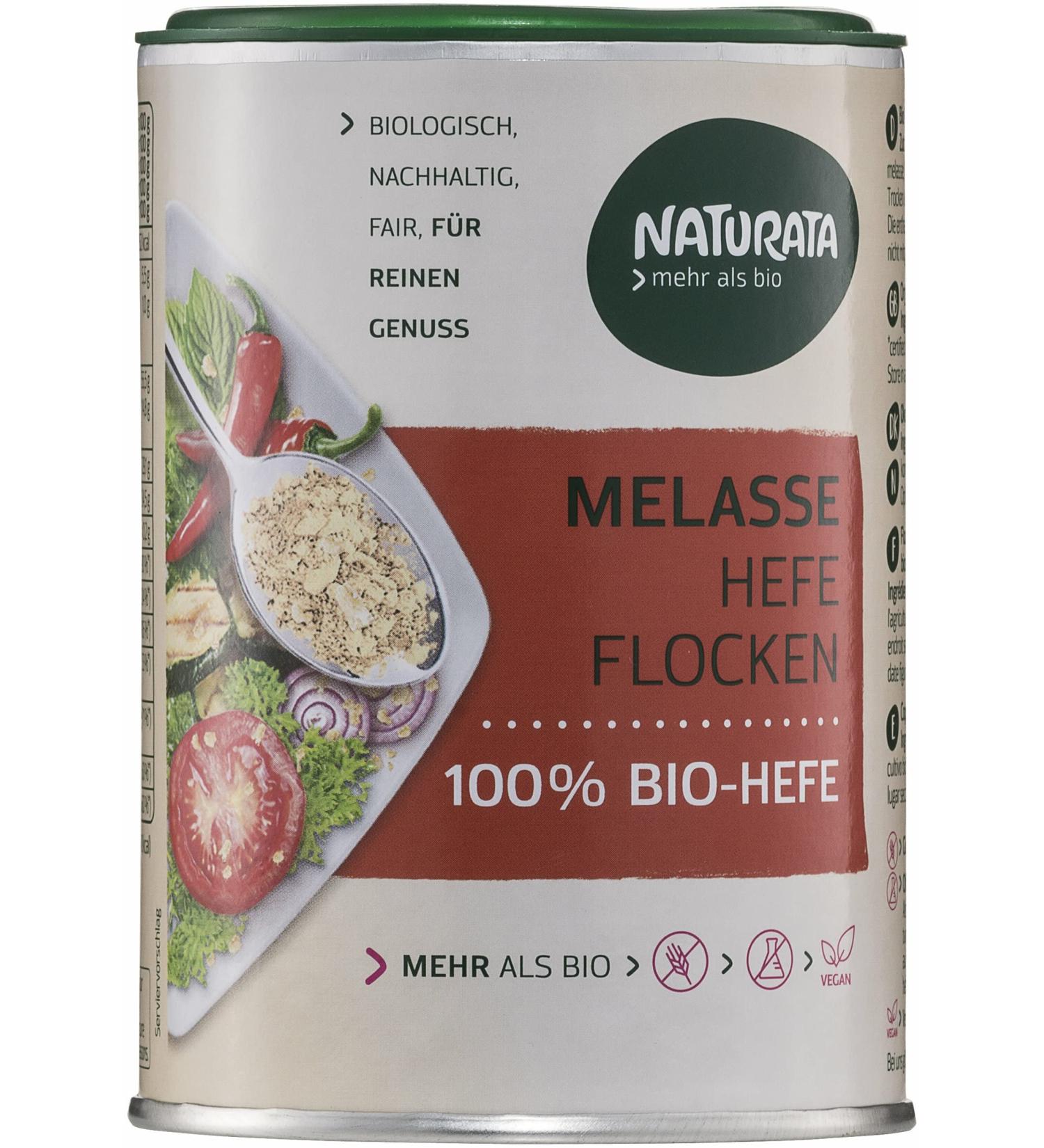 Naturata Molasses Yeast Flakes 100% Organic Yeast (1 x 100 gr) 100 g (1 pack)