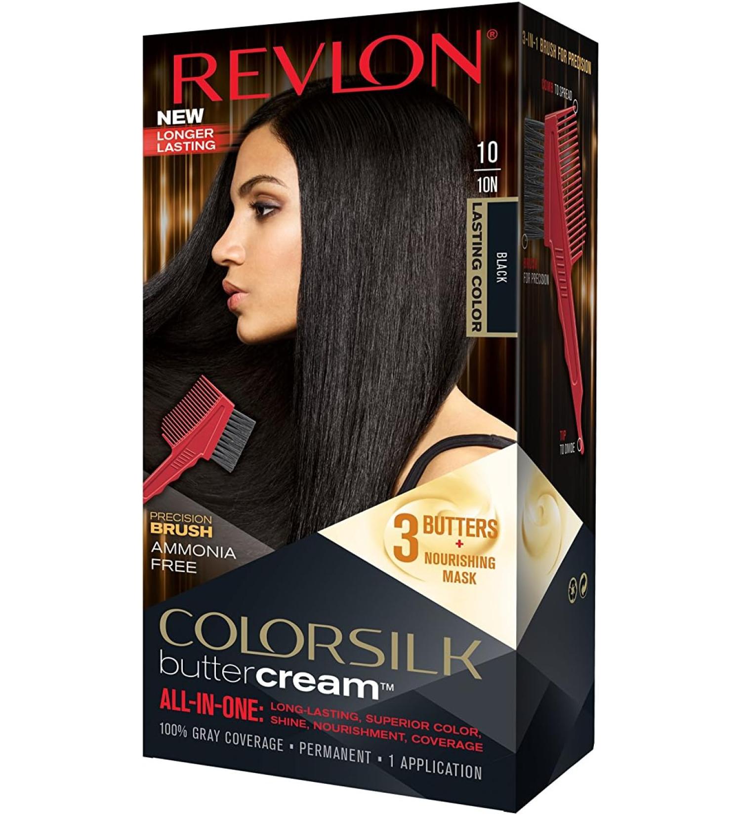 Revlon Colorsilk All-In-One Buttercream 10 Black Hair Colour