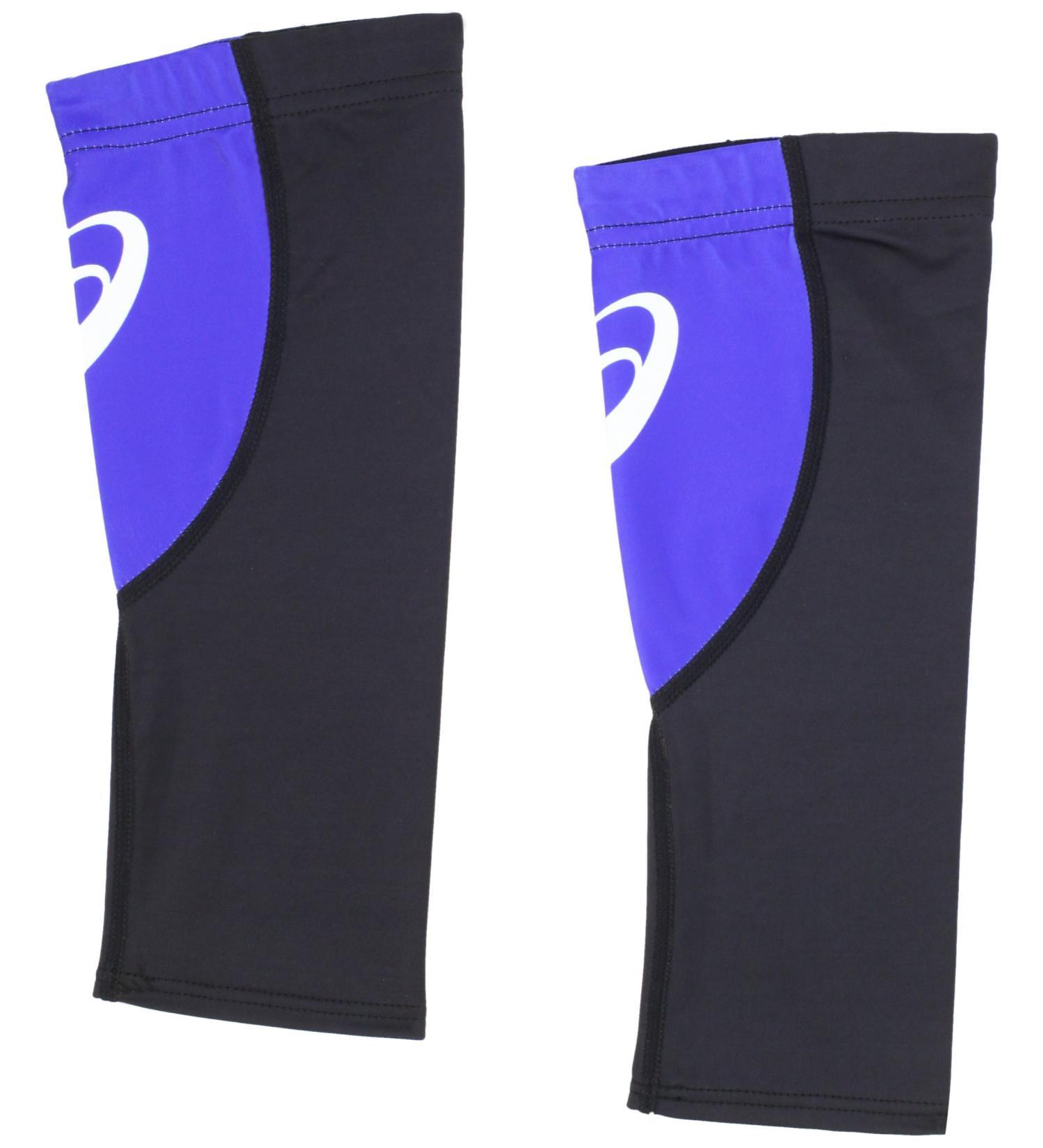ASICS Blocks Calf Sleeve Small Black/Royal