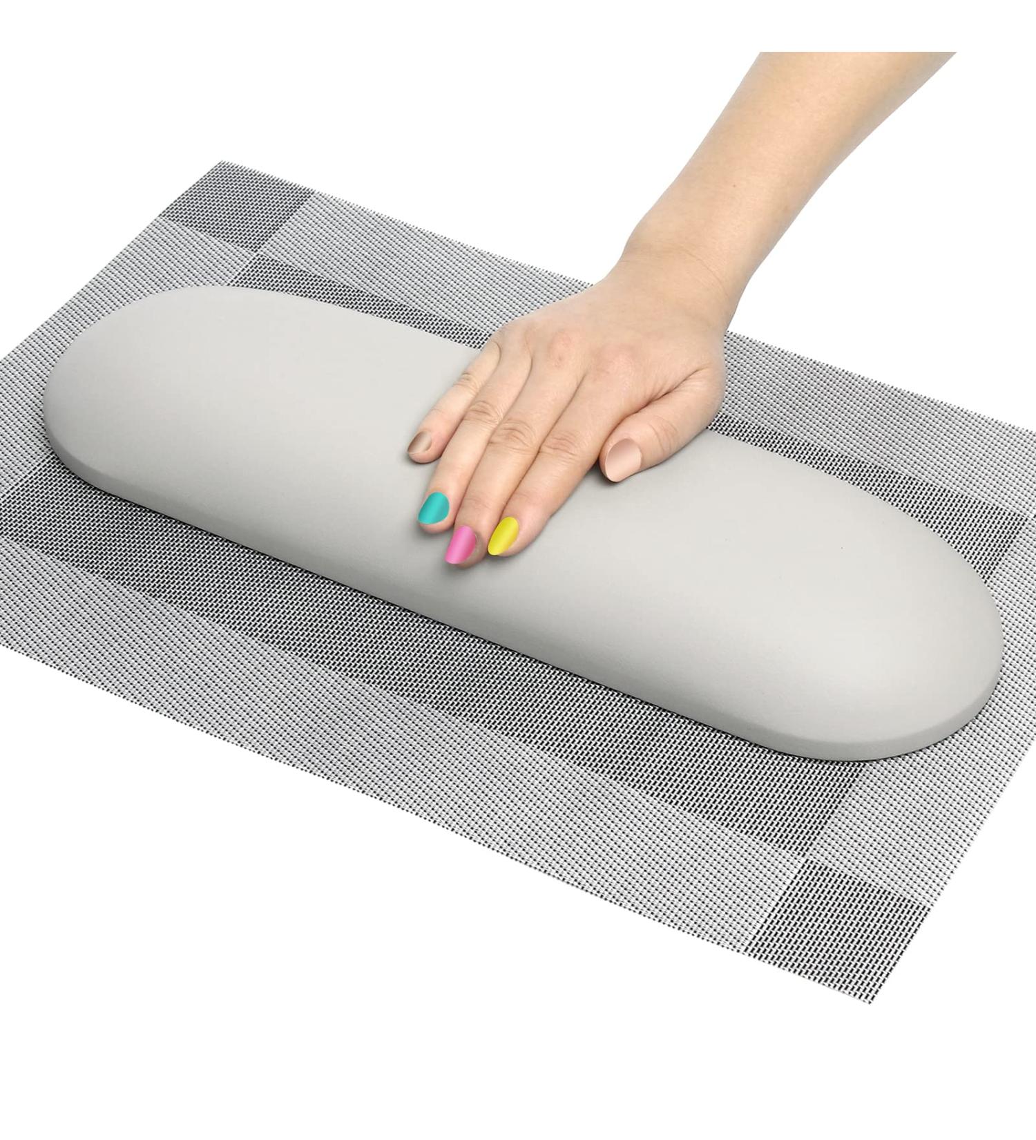 Nail Arm Rest & Hand Rest Pillow Holder by MoyRetty - Microfiber Leather Manicure Pad for Nail Techs & Salons - Buy Online on GoSupps.com