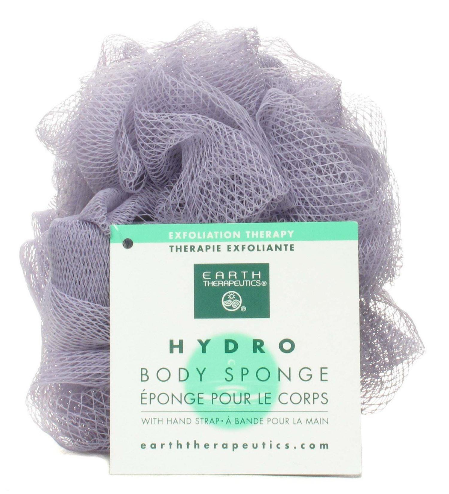 Earth Therapeutics Hydro Body Sponge with Hand Strap Lavender (Pack of 12)
