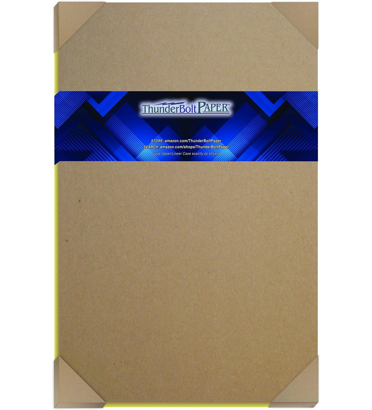 2 Sheets Brown Chipboard 100 Point Extra Thick 11 X 17 Inches Tabloid|Ledger Size .100 Caliper XXX Heavy Cardboard as Thick as 25 Sheets 20# Paper 11x17 - 2 Sheets - Buy Online on GoSupps.com