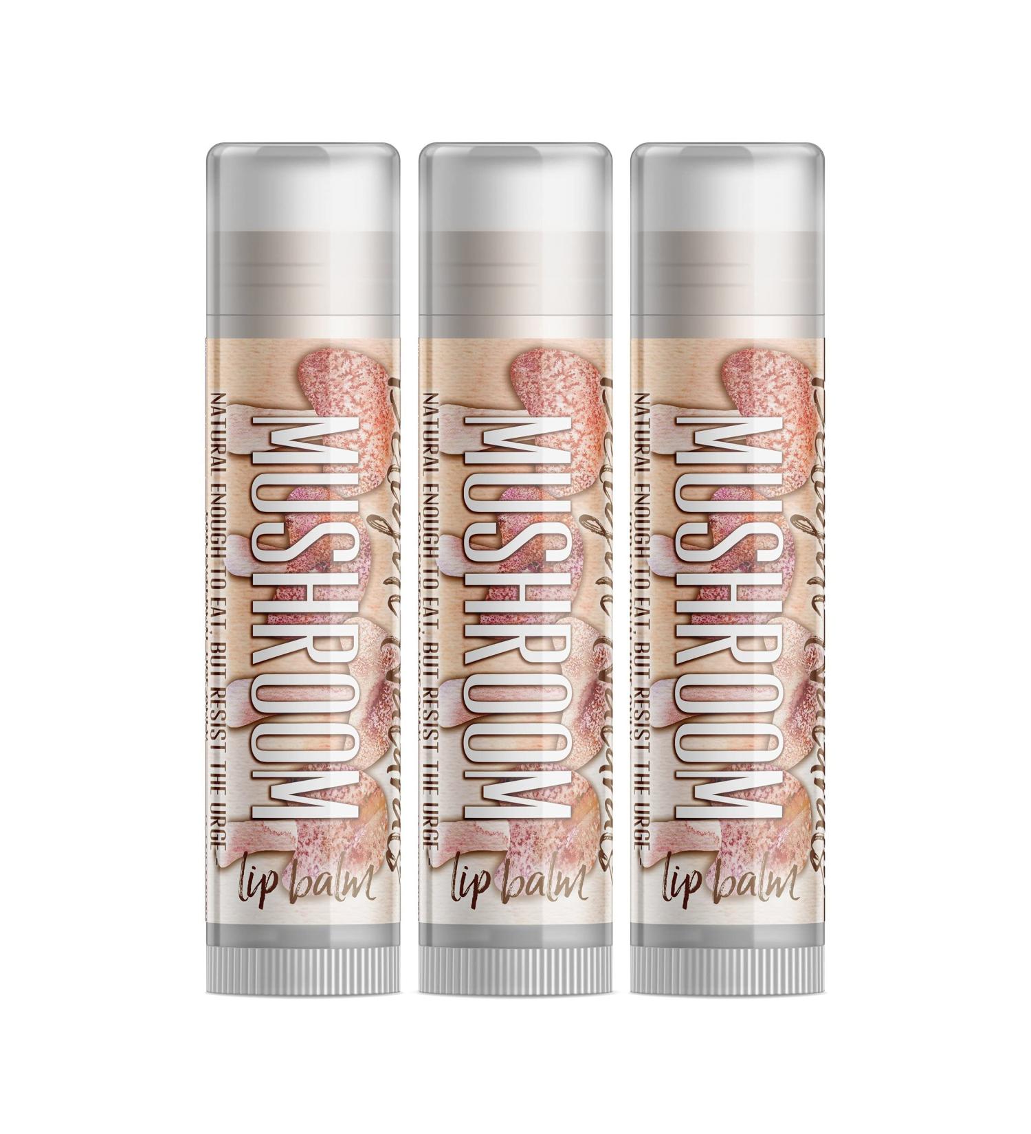 Mushroom Lip Balm - Set of Three