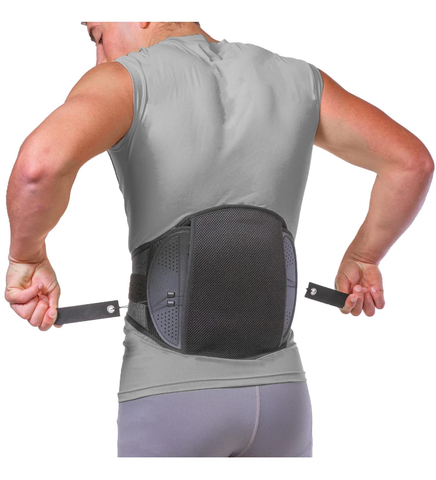 Buy BraceAbility Spondylolisthesis Back Brace - Lumbar Corset for Lower Back Pain & Spinal Support (Size S) - International Shipping Available - Buy Online on GoSupps.com